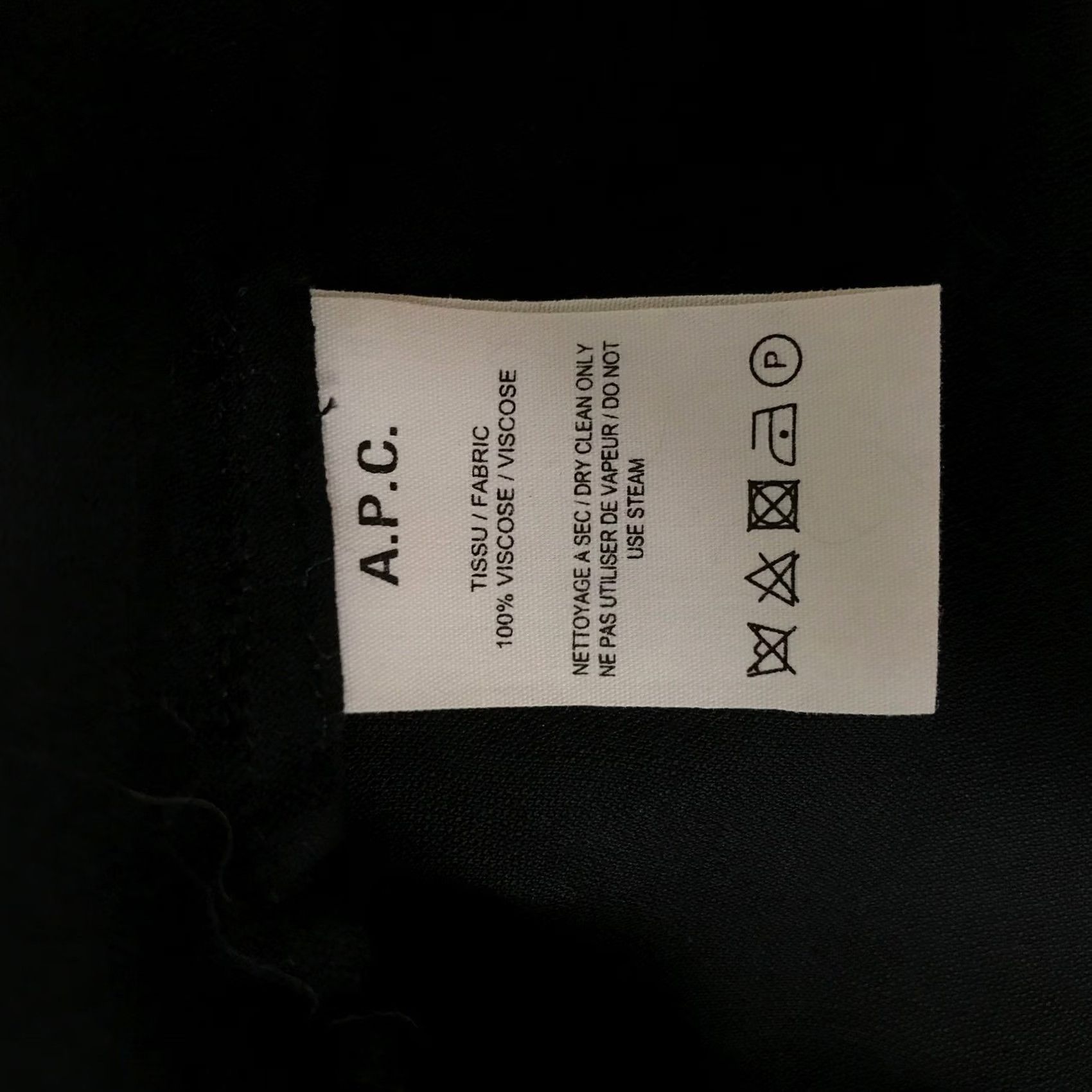 A.P.C. A.P.C. Black Ruffle Collar Blouse Long Sleeve Top FR 42 Women Size M / US 6-8 / IT 42-44 - 8 Thumbnail