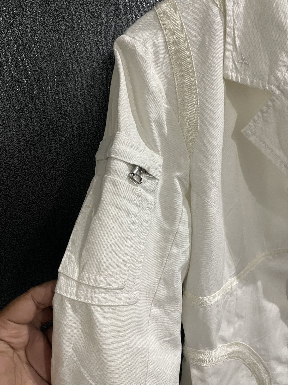 Diesel Diesel Parachute White Jacket Size M / US 6-8 / IT 42-44 - 6 Thumbnail