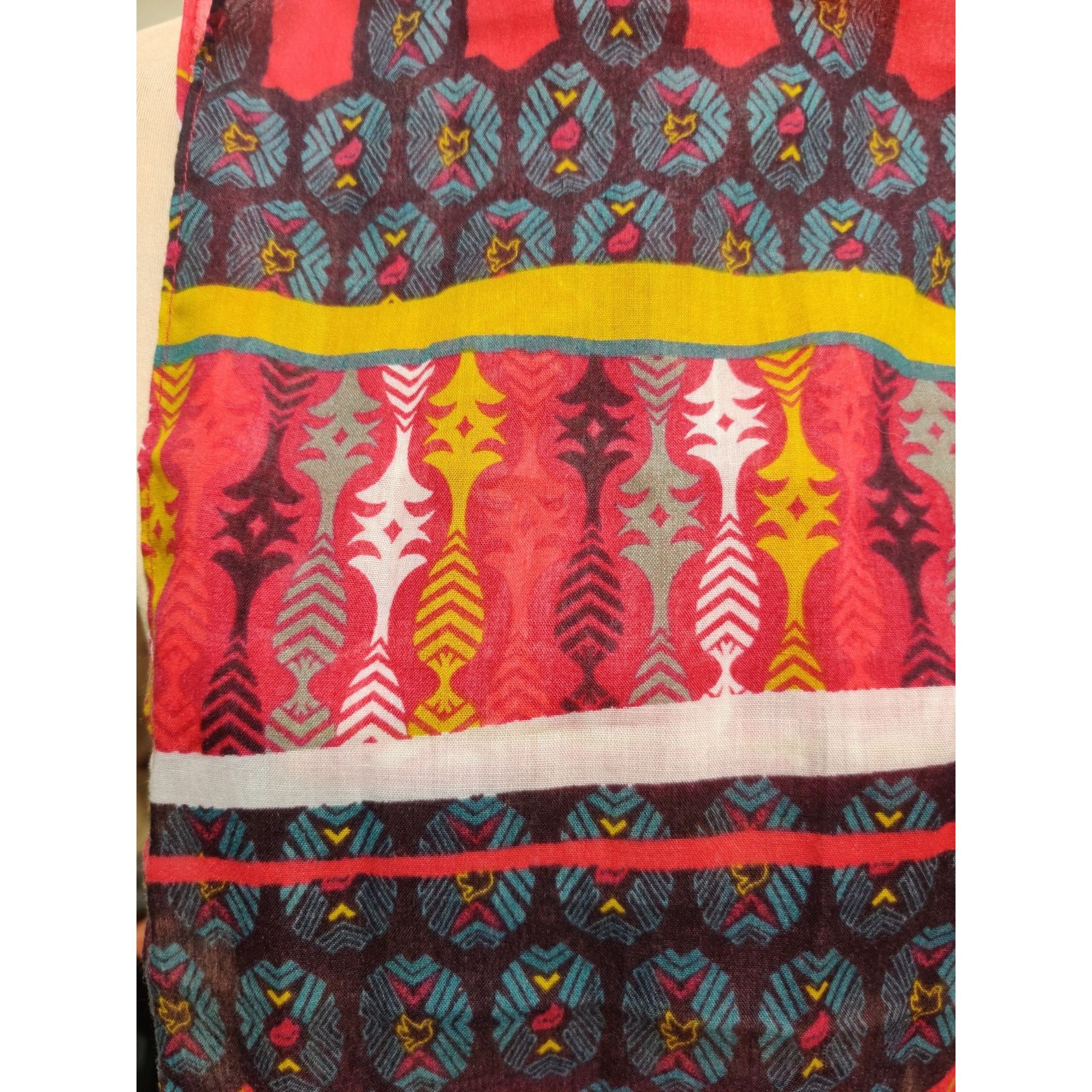 Ford Warriors in Pink x Ford Feather Scarf Multicolor Lightweight Size ONE SIZE - 6 Thumbnail