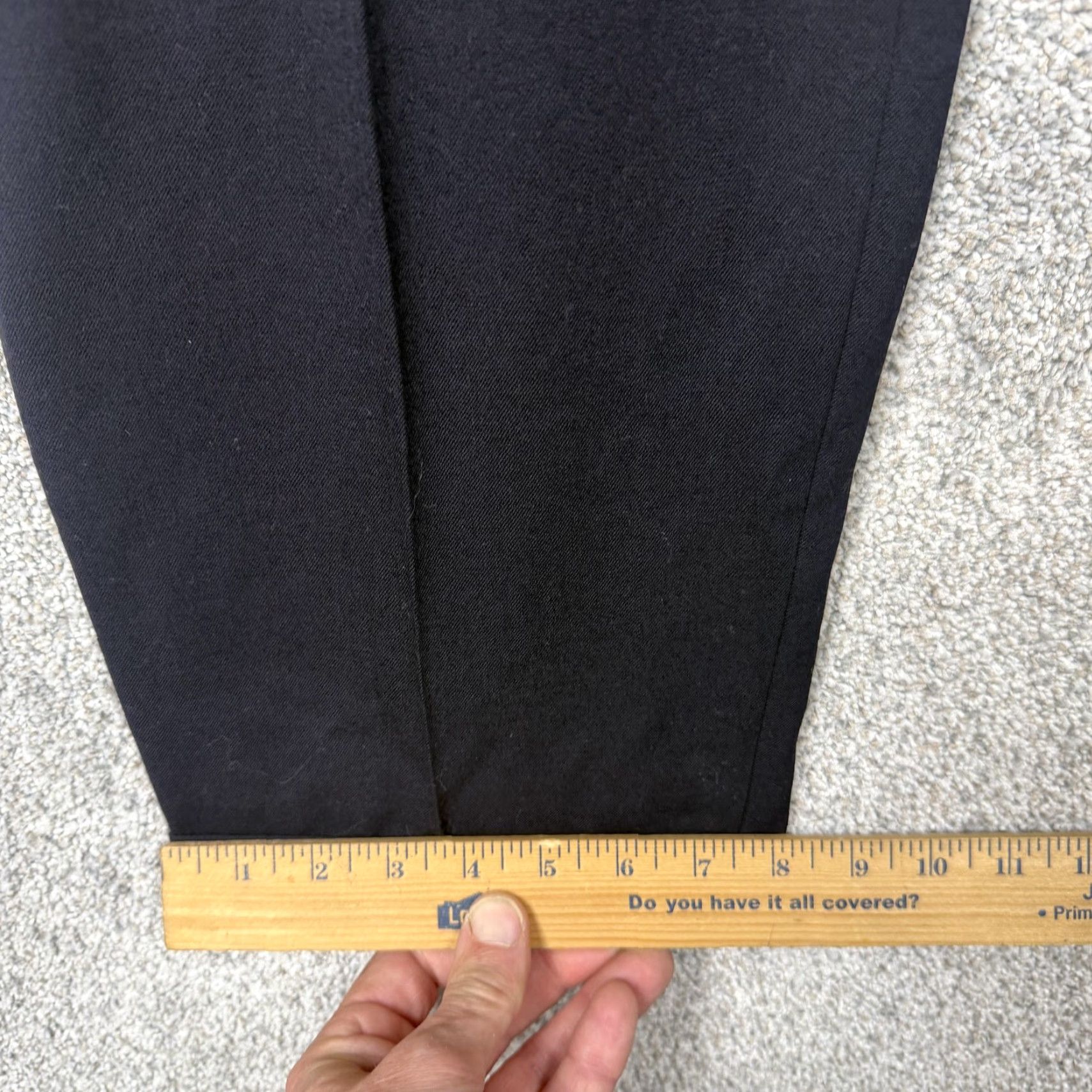Austin Reed VINTAGE Austin Reed Dress Pants Womens 6 Navy Wool Pleated Tapered Cuffed Made In USA Size 28" / US 6 / IT 42 - 3 Thumbnail