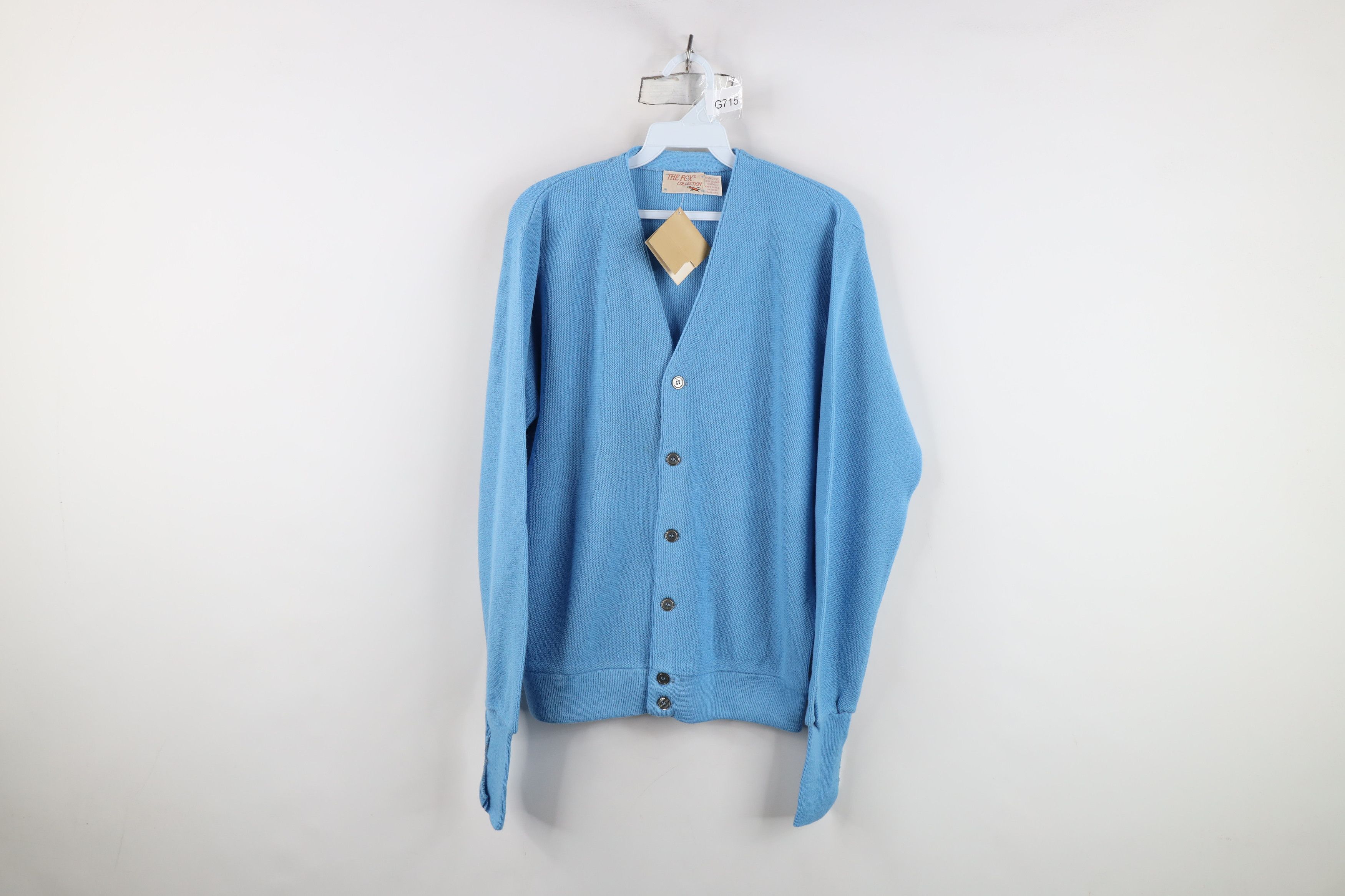 Vintage Deadstock Vintage 70s Streetwear Cardigan Sweater USA Size US M / EU 48-50 / 2 - 1 Thumbnail