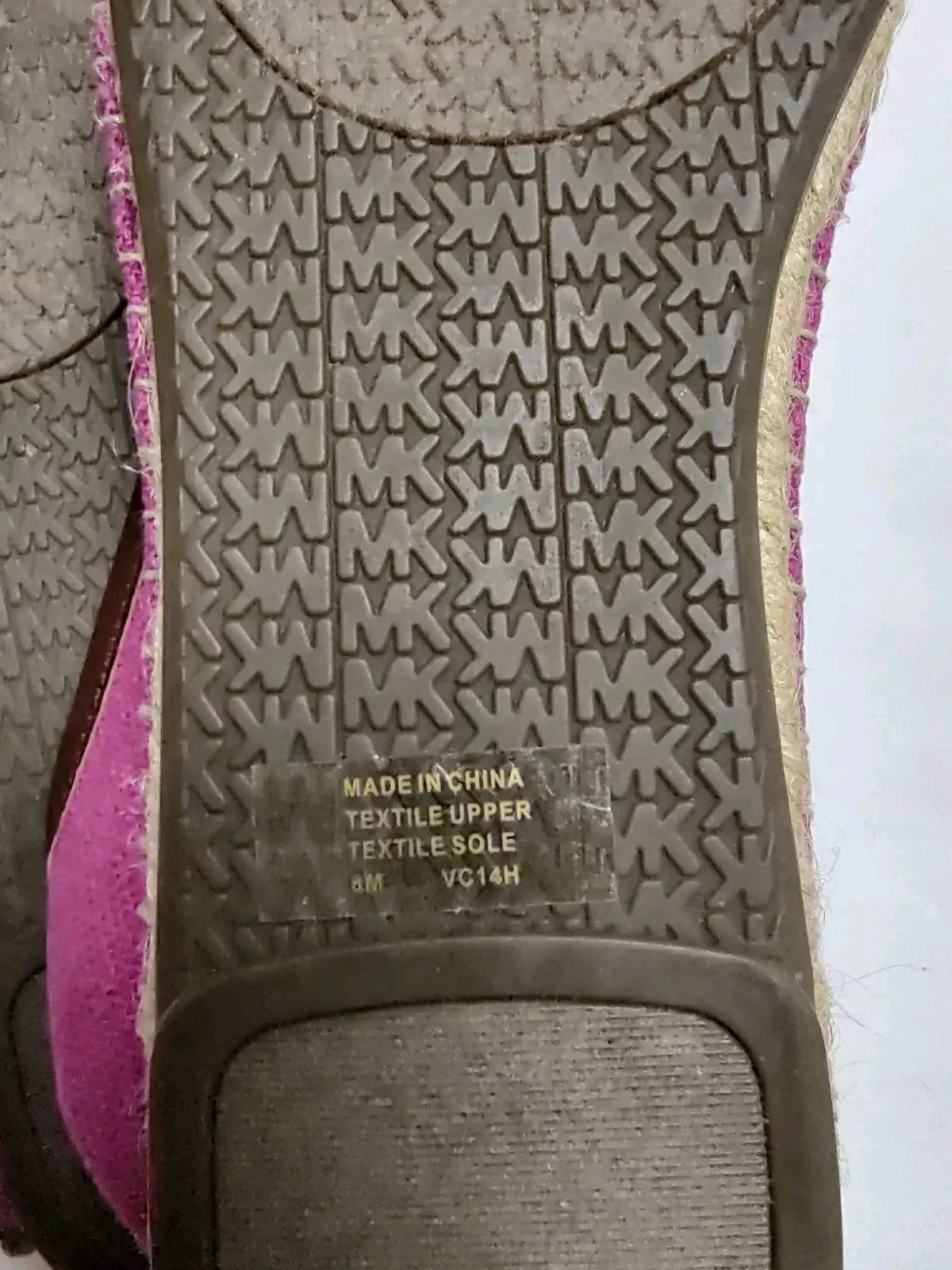 Michael Kors Michael Kors KELI Canvas Jute Espadrilles Flats Pink 8 Size US 8 / IT 38 - 9 Thumbnail
