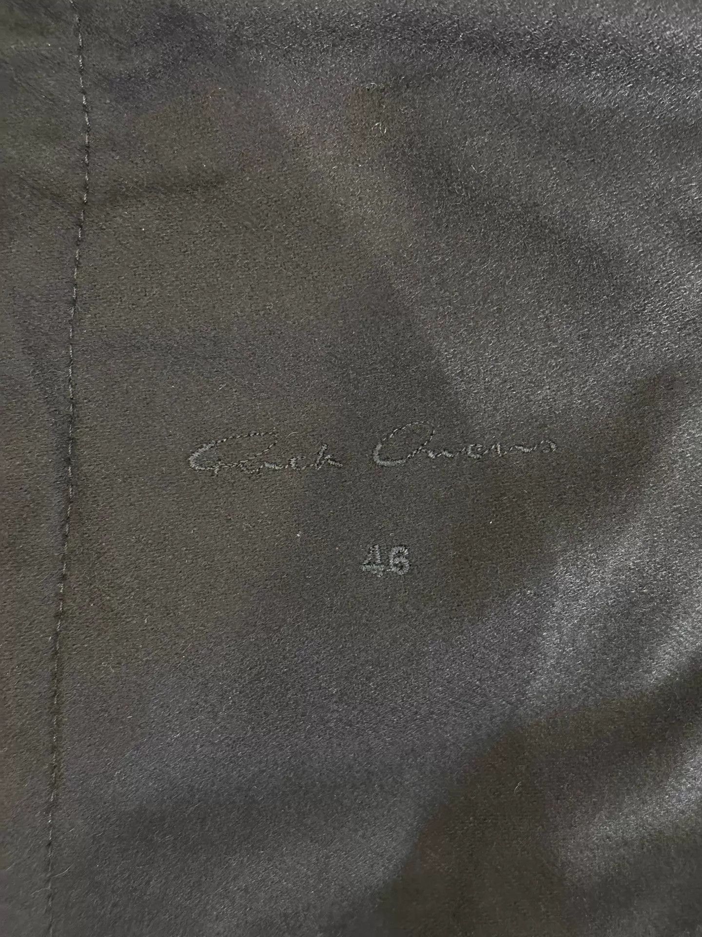 Rick Owens Rick Owens Fur Leather Stand Collar Jacket 46 Size US S / EU 44-46 / 1 - 9 Thumbnail