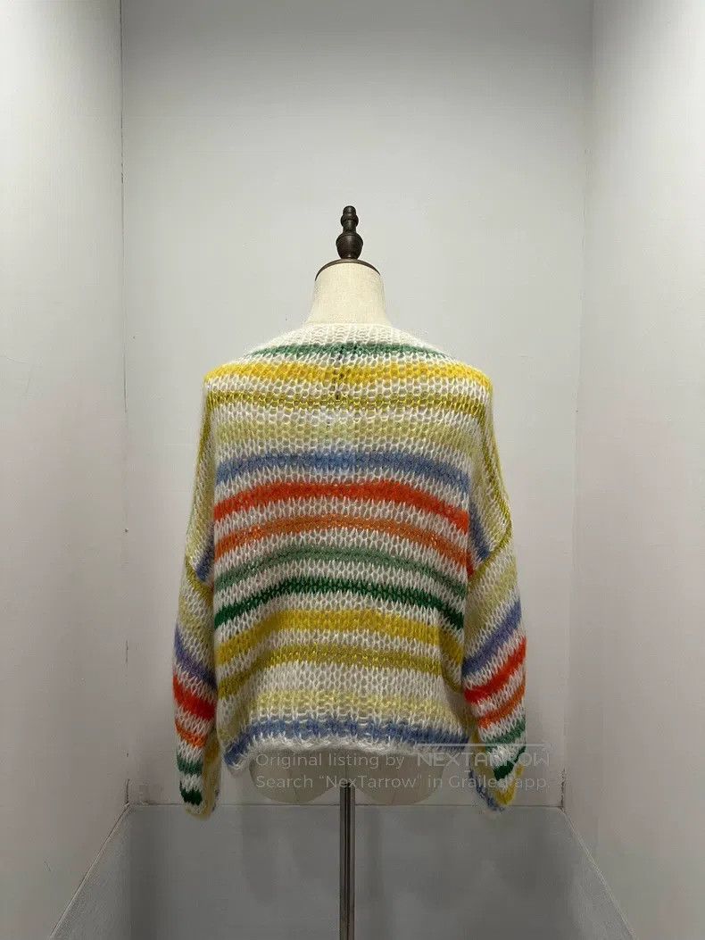 Loewe Loewe Mohair Embroidered Big Logo Sweater Size XS / US 0-2 / IT 36-38 - 2 Thumbnail