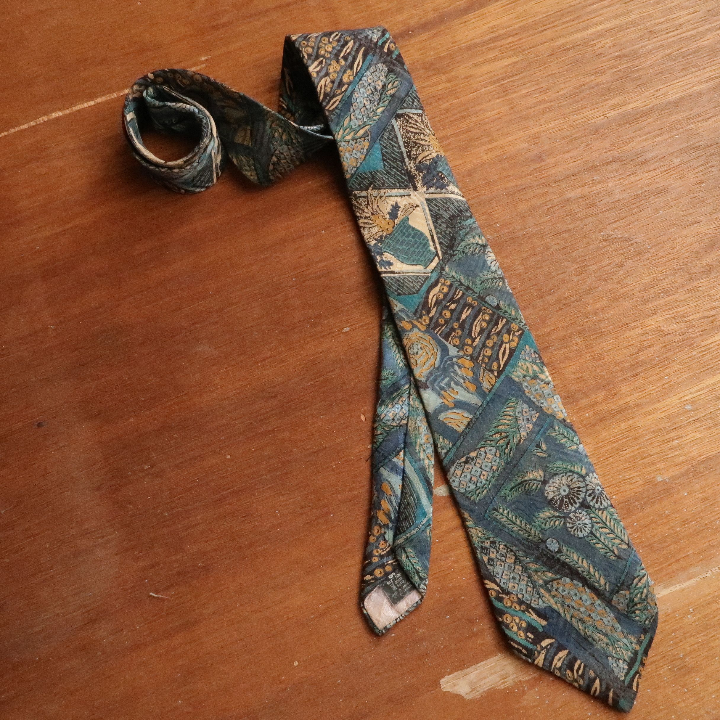 Dior Christian Dior Monsieur Abstract Art Baroque Silk Tie Grailed