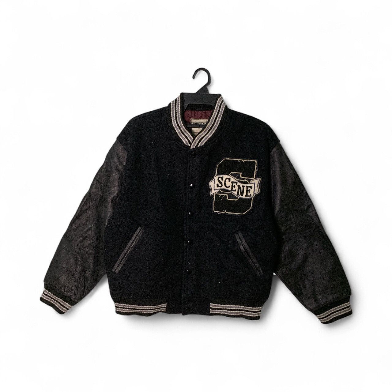 Japanese Brand Rare Design Vintage Scene American Flavor Varsity Jackets Size US L / EU 52-54 / 3 - 2 Thumbnail
