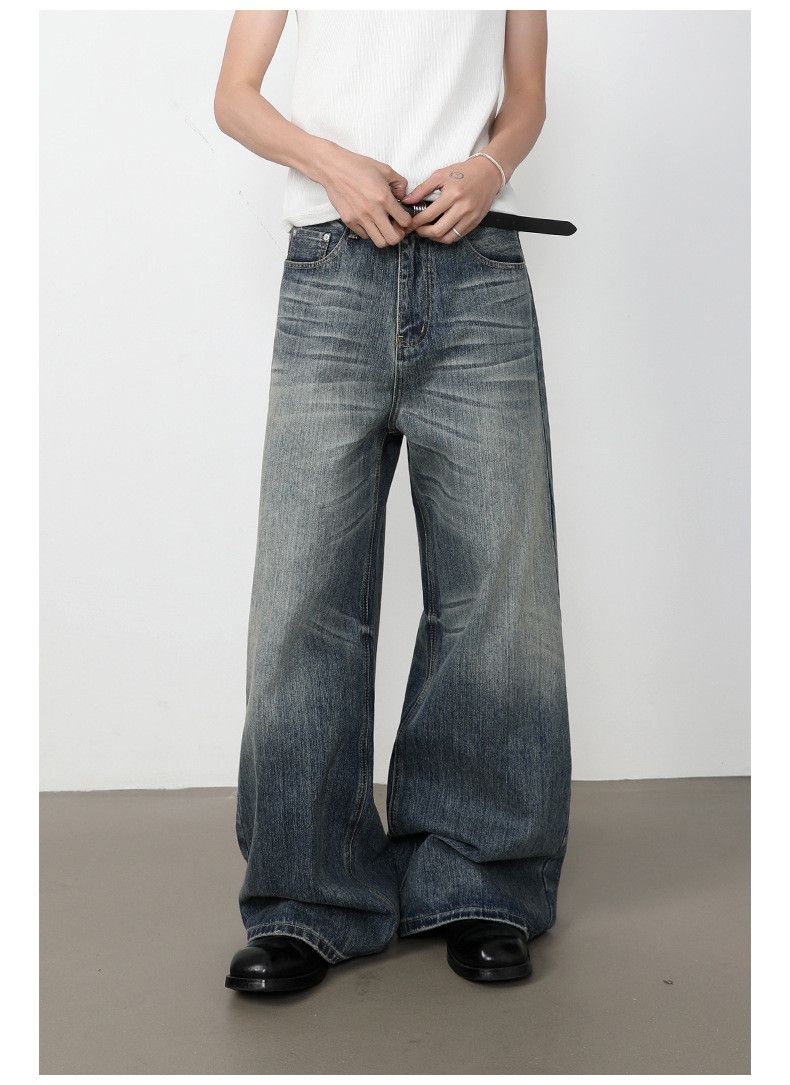 Japanese Brand Men's American Vintage Loose Straight-Leg Jeans Size US 32 / EU 48 - 2 Thumbnail