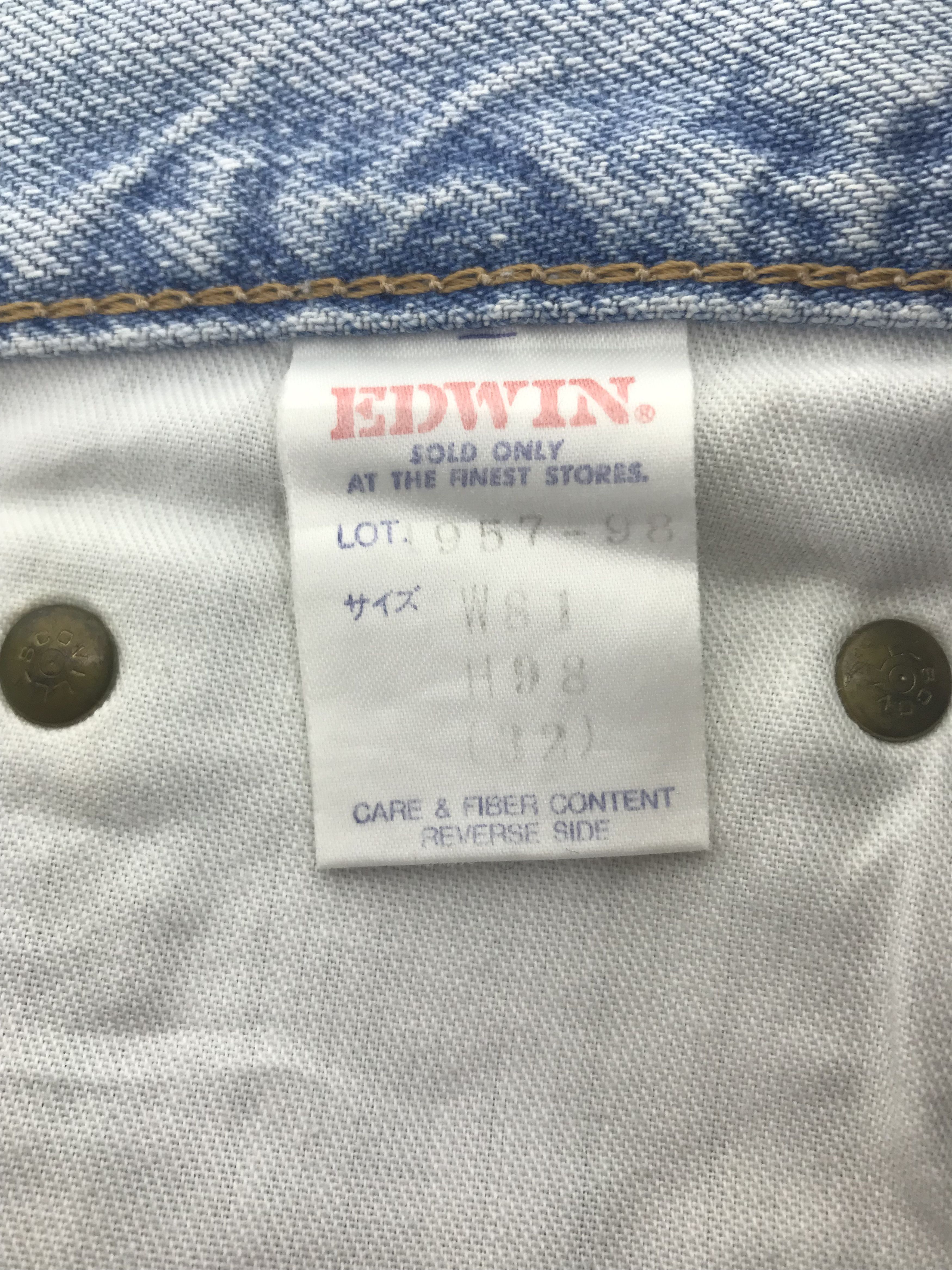 Edwin Vintage Edwin US Classic Light Wash Jeans Size US 31 - 10 Thumbnail
