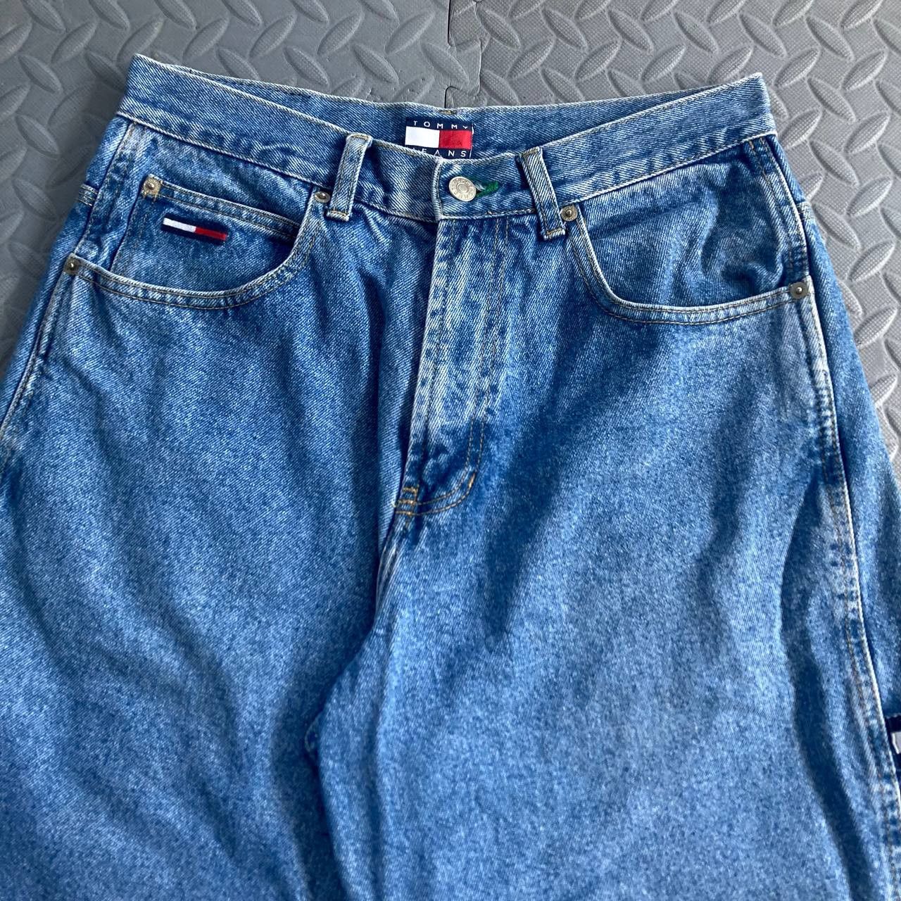 Tommy Jeans Vintage Y2k Carpenter Jorts Size US 30 / EU 46 - 4 Thumbnail