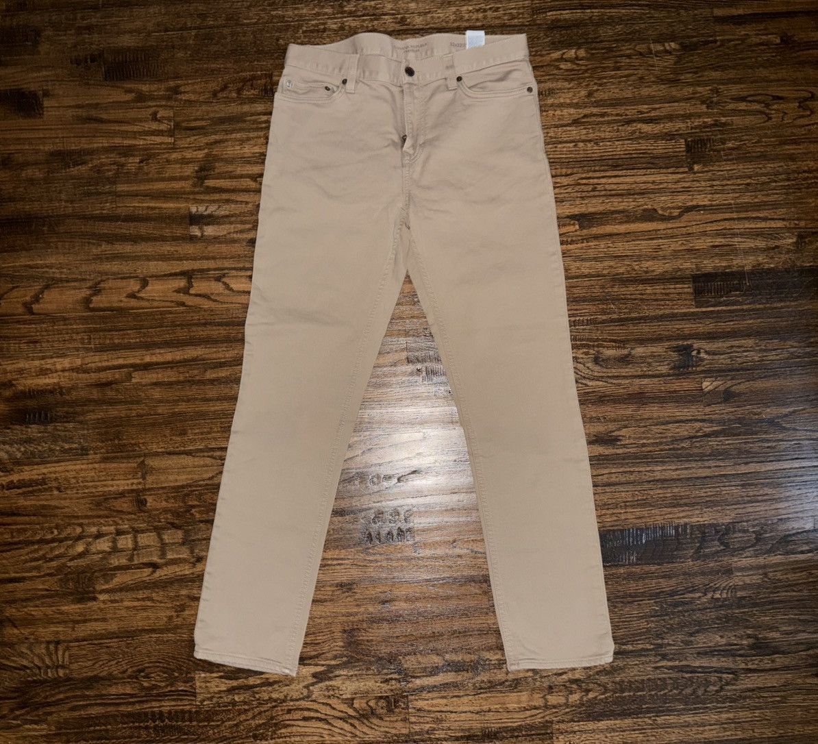 Banana Republic Banana Republic Chino Slim Fit Traveler Pant Khaki Tan 30x32 Size US 30 / EU 46 - 2 Thumbnail