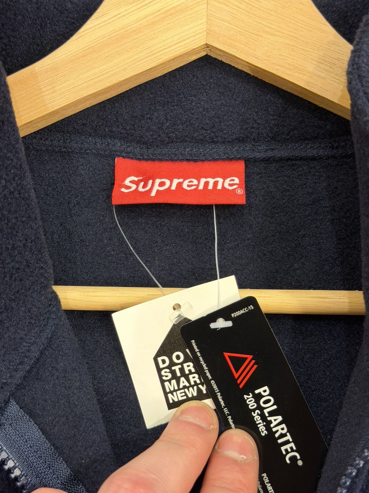 Supreme Supreme Polartec Quarter Zip - Navy Size US L / EU 52-54 / 3 - 4 Thumbnail