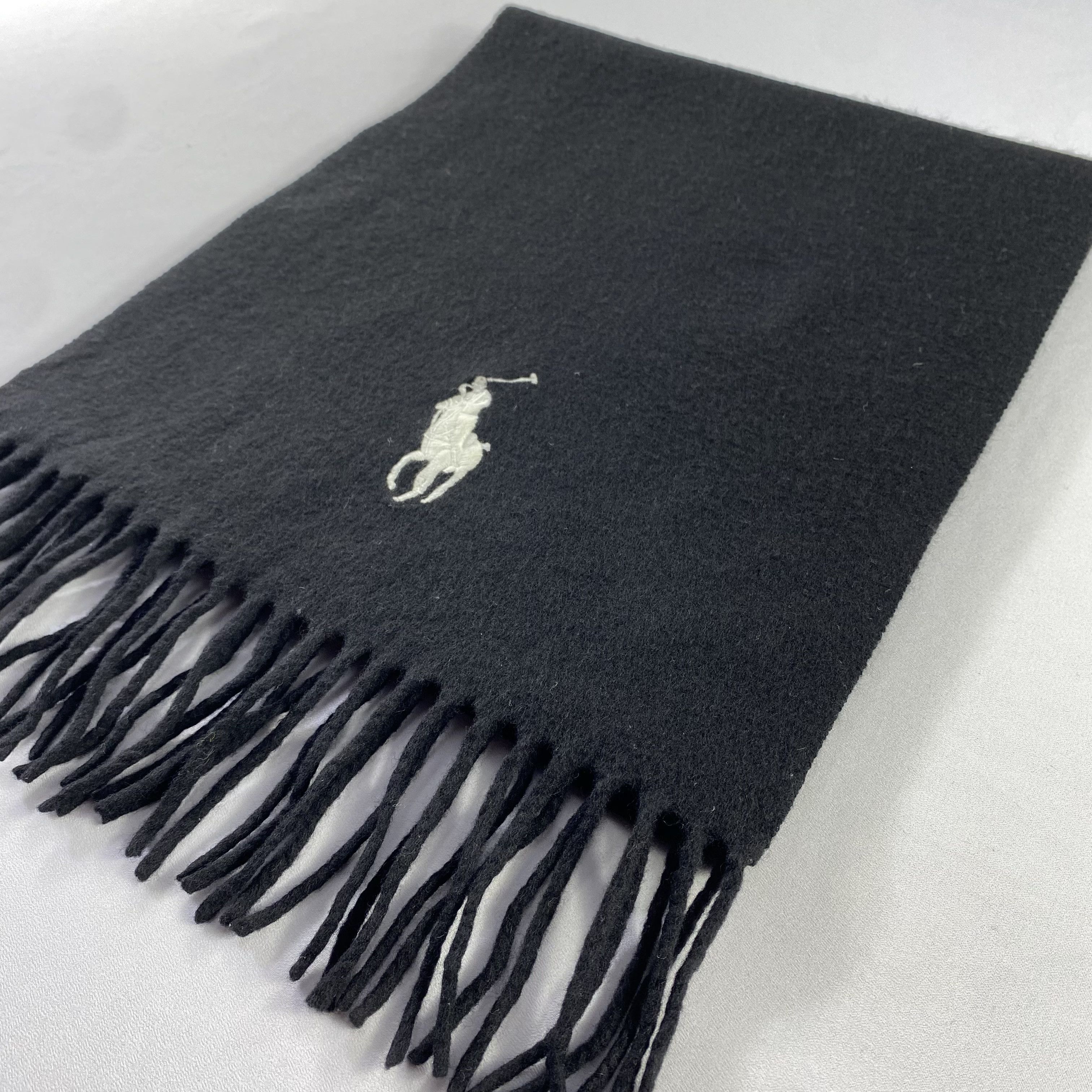Polo Ralph Lauren Big Logo Polo Ralph Lauren Scarf Neck Wrap Wool Muffler Size ONE SIZE - 3 Thumbnail