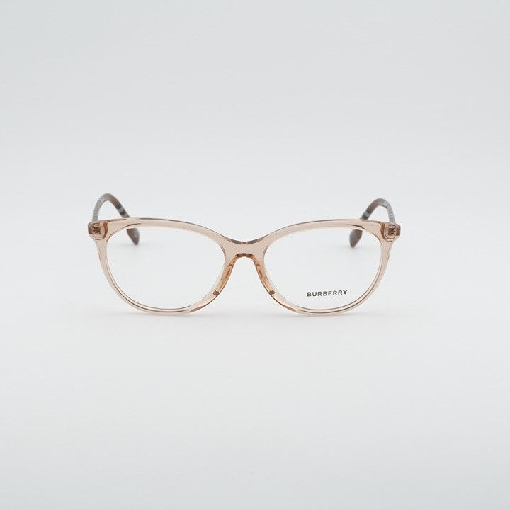 Burberry Burberry BE2389 4088 Eyeglasses Peach 54mm Cat Eye Frame Size ONE SIZE - 6 Thumbnail