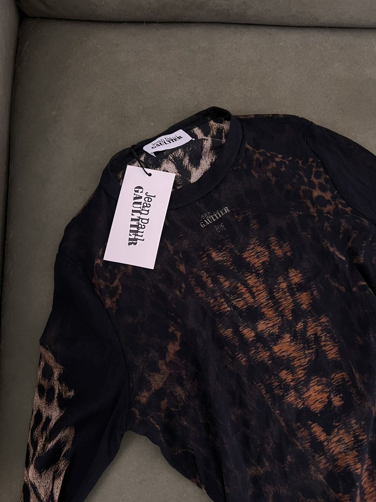 Jean Paul Gaultier jeanpaulgaultier Leopard Mesh Size XL / US 12-14 / IT 48-50 - 3 Thumbnail