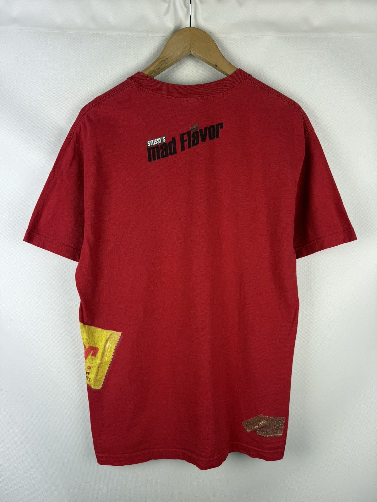 Stussy × Vintage Stussy Mad Flavor Vintage Y2K Men’s Big Logo T Shirt Size L Size US L / EU 52-54 / 3 - 14 Thumbnail