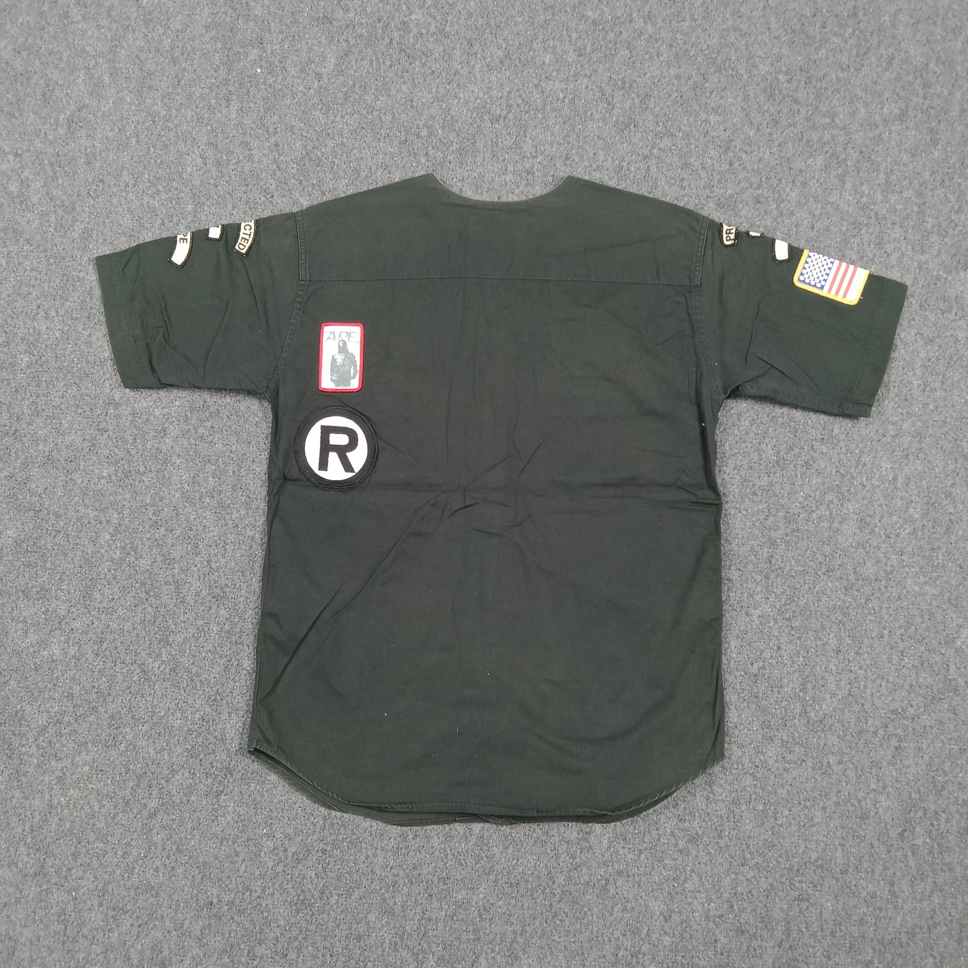 Bape Rare 90's BAPE Japanese Button Up Work Shirt C285N28 Size US M / EU 48-50 / 2 - 5 Thumbnail