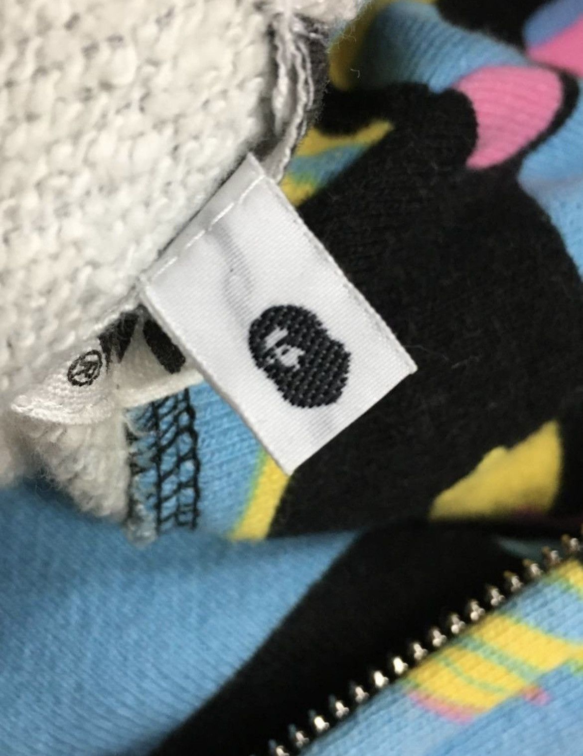 Bape RARE OG 2006 A BATHING APE COTTON CANDY FULLZIP HOODIE Size US M / EU 48-50 / 2 - 4 Thumbnail