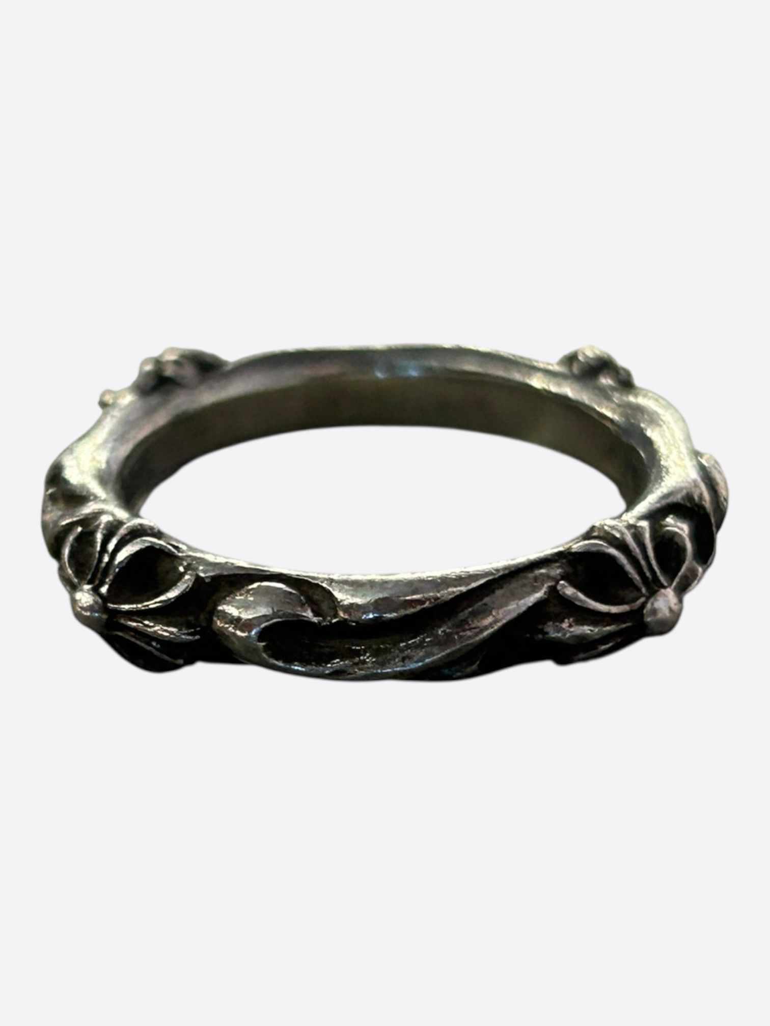 Chrome Hearts Chrome Hearts Silver SBT Plus Cross Ring Size ONE SIZE - 2 Thumbnail