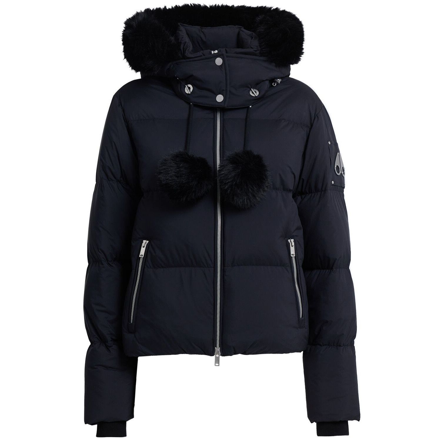 MOOSE KNUCKLES Misti Gold Peak Black Jacket New (Women's siz