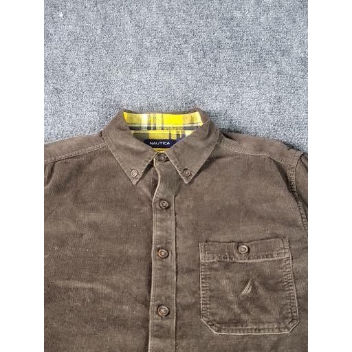Nautica Vintage Nautica Corduroy Button Up Shirt Men Sz L Chocolate Size US L / EU 52-54 / 3 - 2 Thumbnail