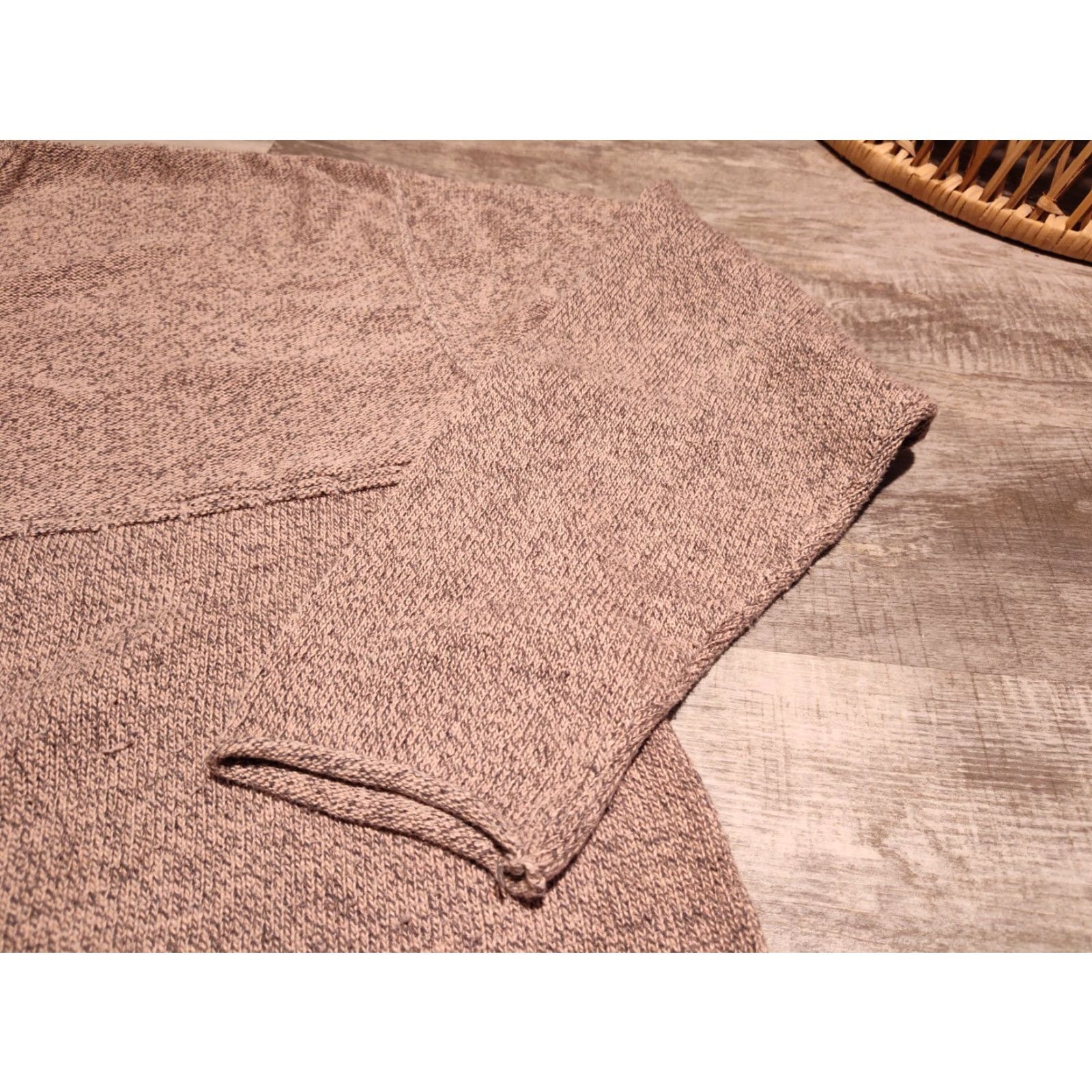 Vintage VINTAGE St. John's Bay Knit Sweater Mens XXL Beige 90s USA Made Crew Neck Raw Hem Lightweight/Heavyweight Knit Pullover (All Seasons) Regular Fit Size US XXL / EU 58 / 5 - 4 Thumbnail