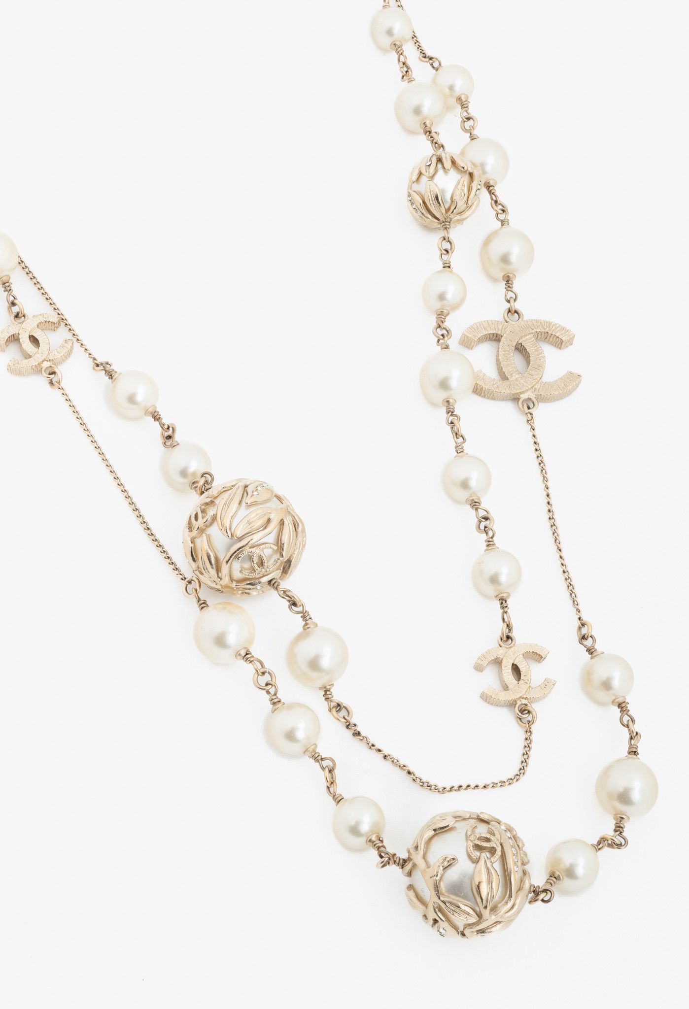 Chanel Chanel 09A Multi CC Double Wrap Long Chain Necklace Size ONE SIZE - 1 Thumbnail