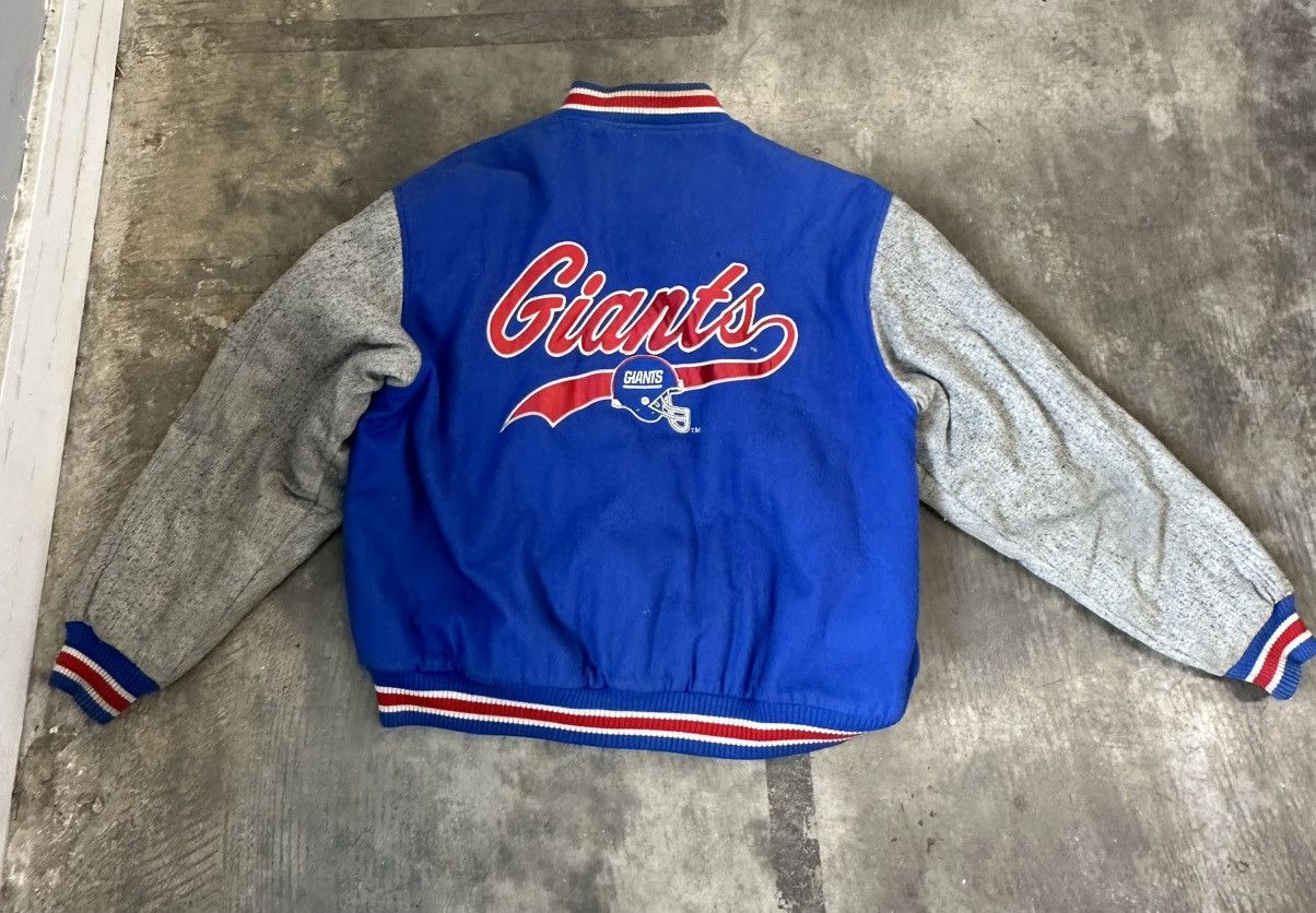 Logo 7 Vintage New York Giants Jacket - 1990s Logo 7 Wool - Size XL Size US XL / EU 56 / 4 - 2 Thumbnail