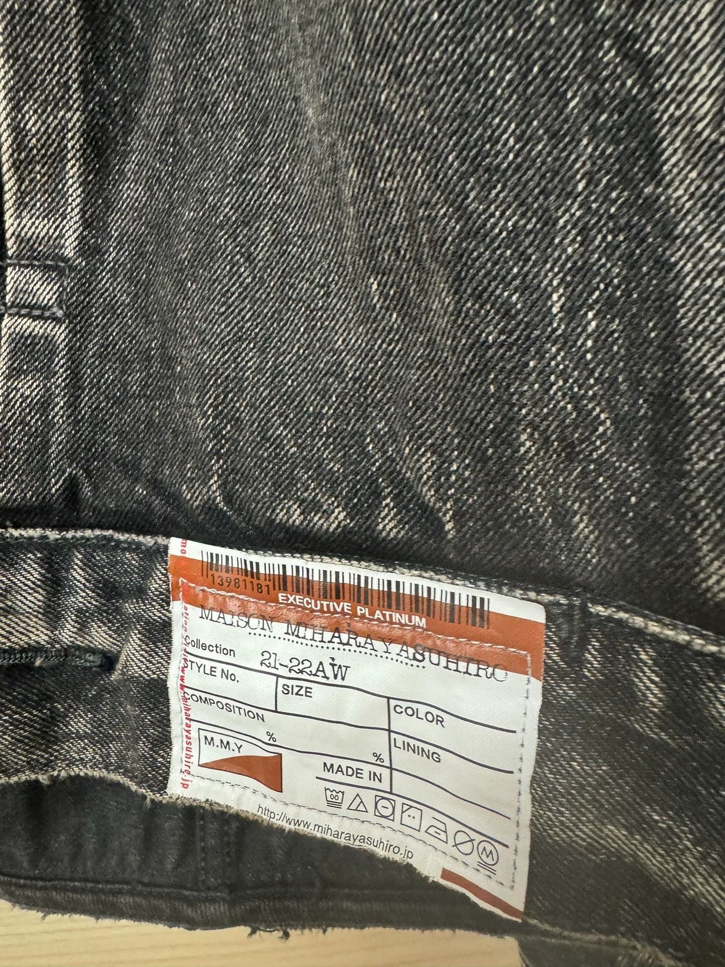 Maison MIHARA YASUHIRO Maison MIHARA YASUHIRO Maison Mihara Yasuhiro denim jacket Size US M / EU 48-50 / 2 - 2 Thumbnail