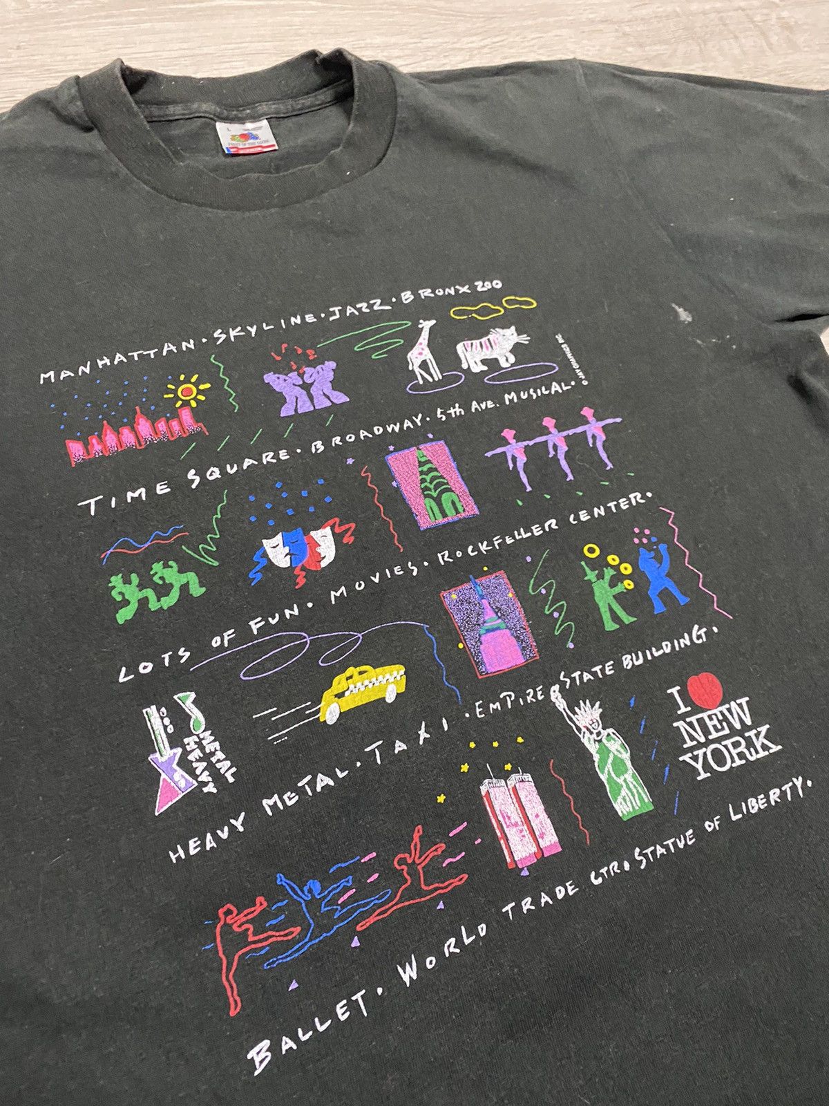Vintage Vintage I Love NY bronx 90’s made in USA T-shirt Size US L / EU 52-54 / 3 - 1 Thumbnail