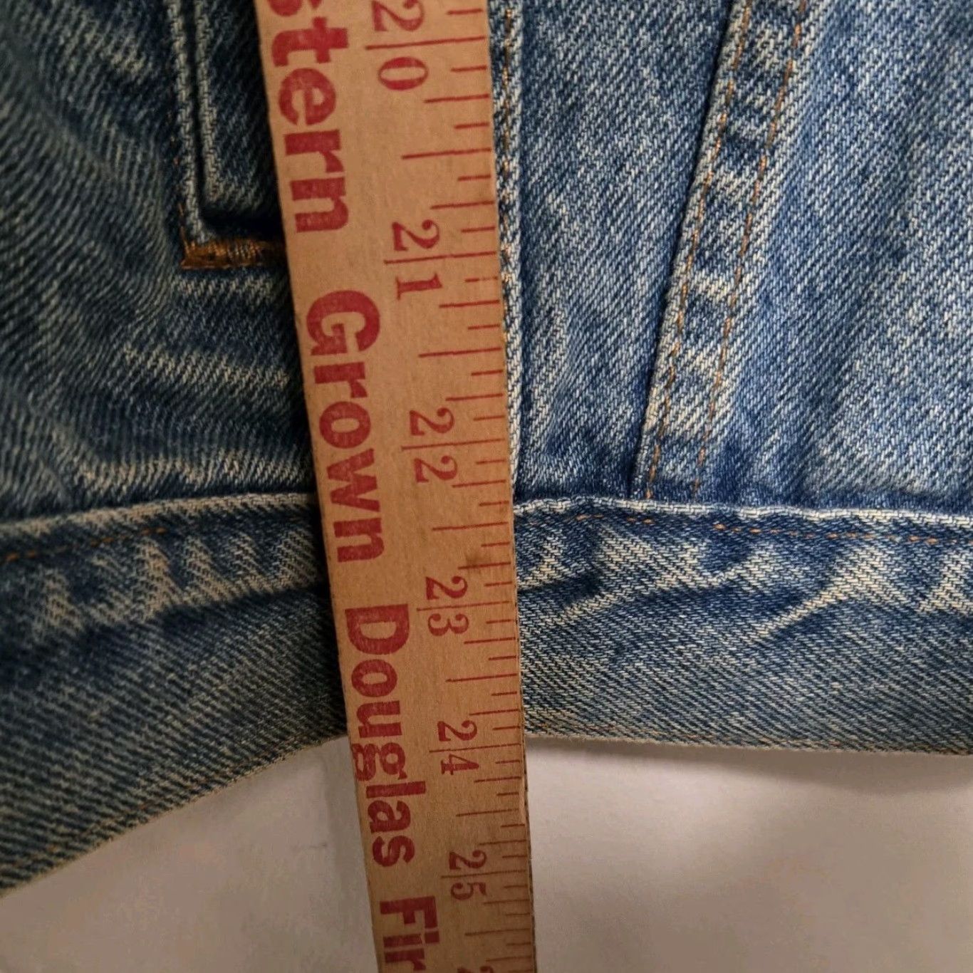 Vintage Vtg Rolling Rock Beer Jacket Mens M Denim Jean Made in USA 1980s Jacket Size US 31 - 7 Thumbnail