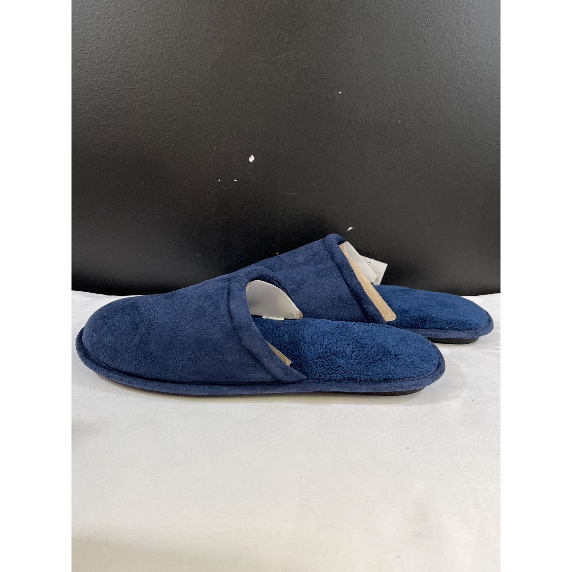 Other Goldtoe Premier Memory Foam Men's Navy Blue Slippers Size L Size US 10.5 / EU 43-44 - 5 Thumbnail