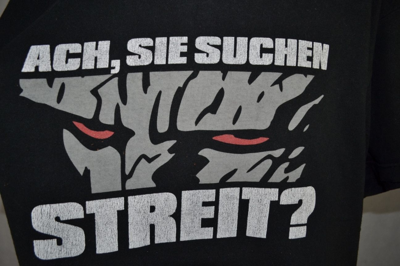 Band Tees × Vintage Böhse Onkelz - Ach, sie suchen StreitBohse XL Size US XL / EU 56 / 4 - 6 Thumbnail