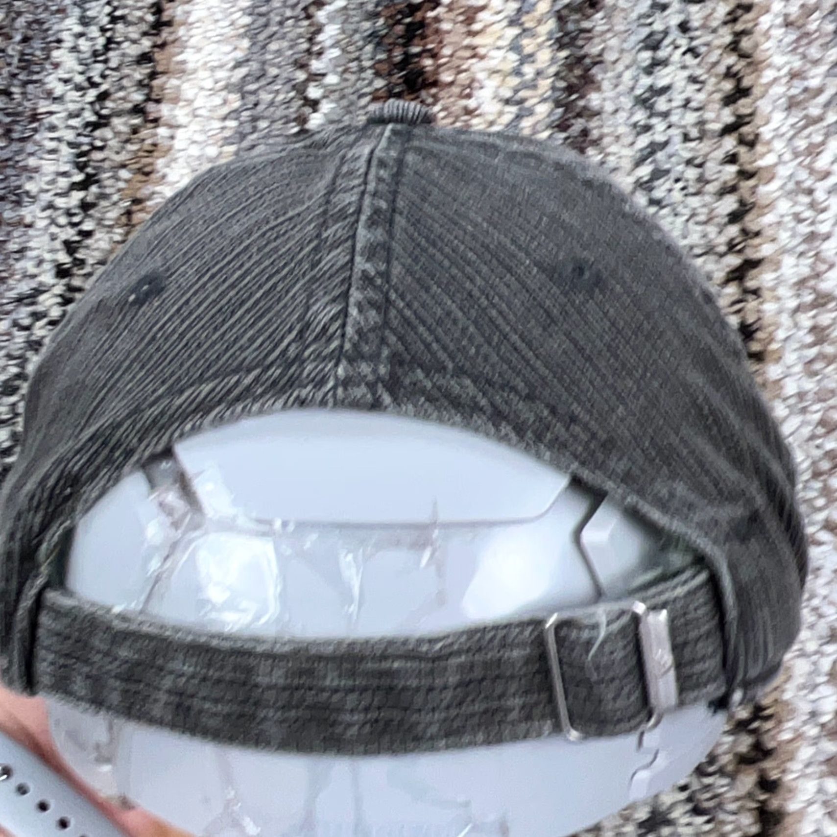 Adidas VINTAGE Adidas Hat Cap Strap Back Gray Baseball Dad Spell Out Faded Worn Y2K W11 Size ONE SIZE - 6 Thumbnail
