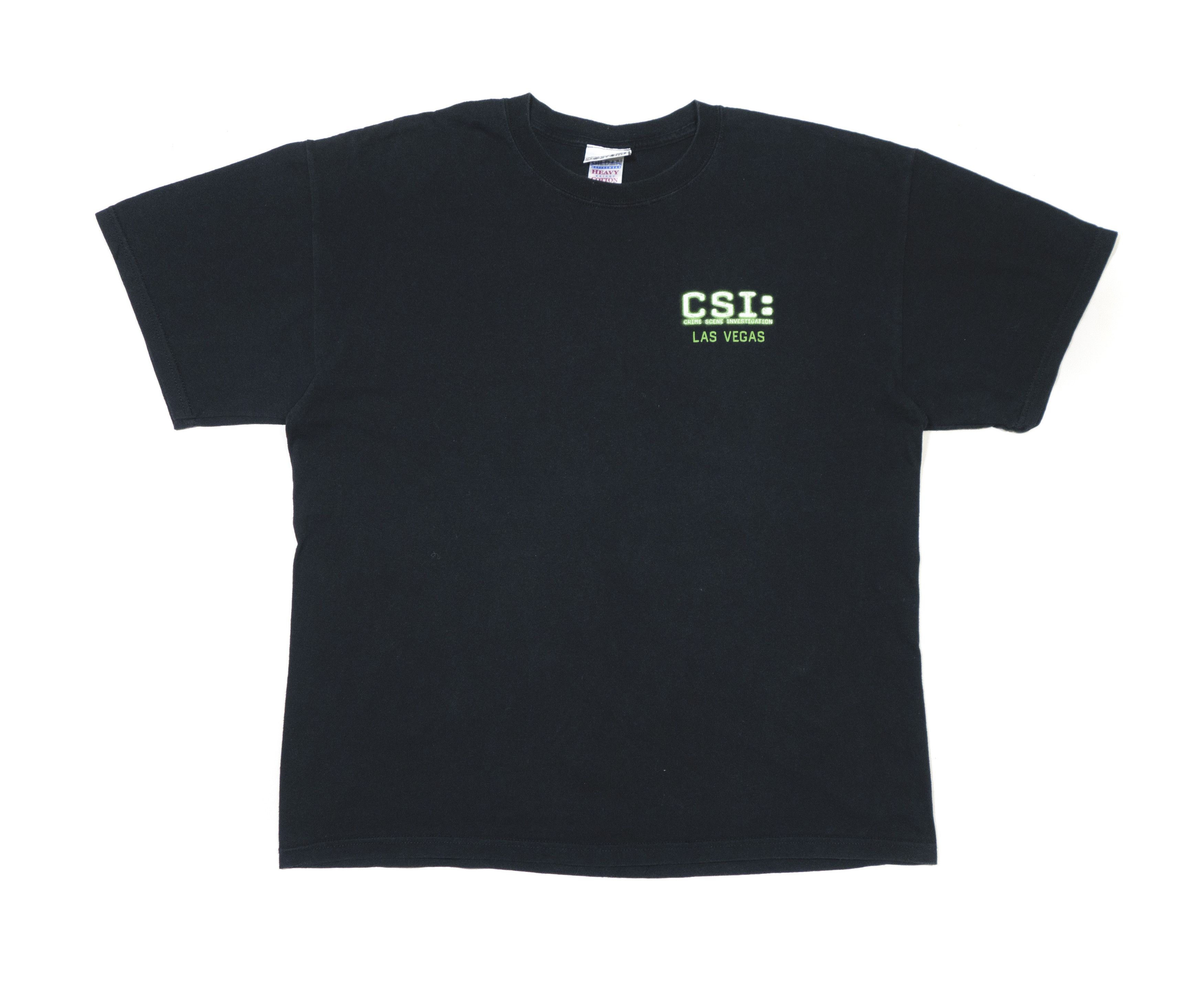 Vintage 2001 CSI Las Vegas Big Logo T-Shirt Size US XL / EU 56 / 4 - 2 Thumbnail