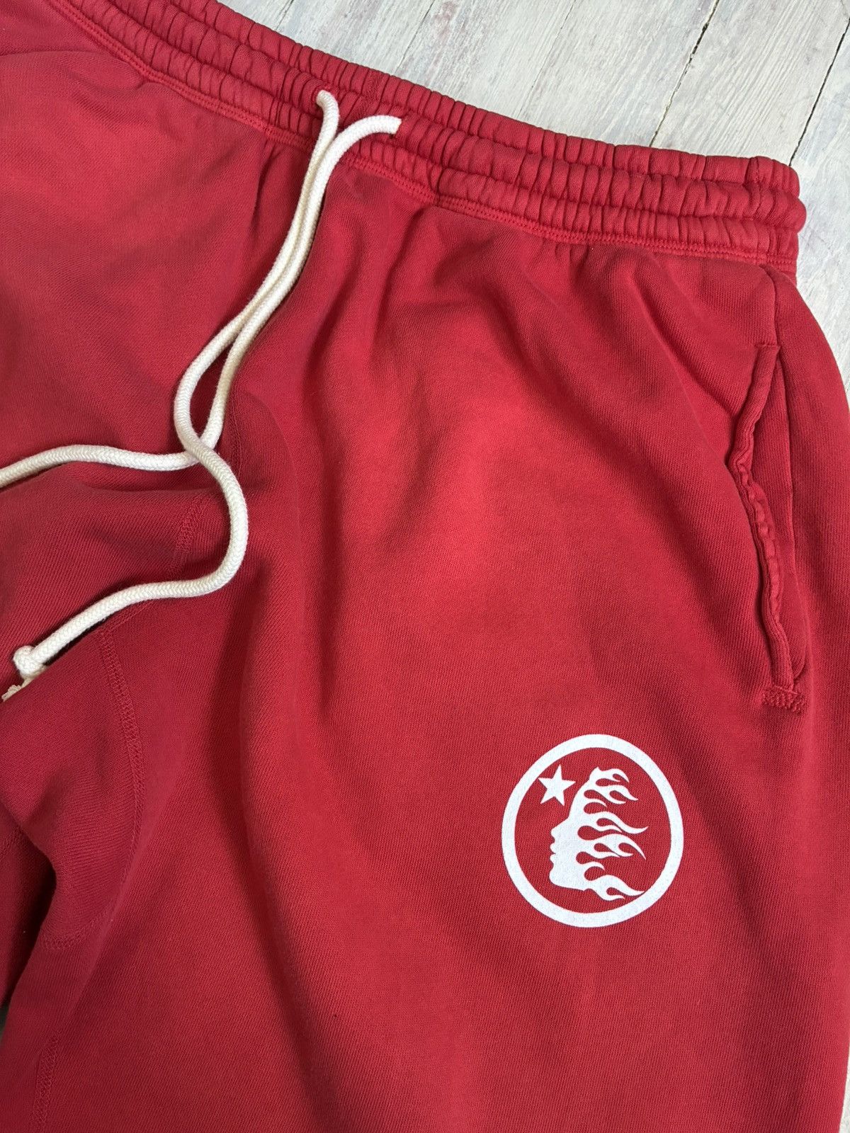 HELLSTAR Hellstar Uniform Red Sweatpants XL Size US 36 / EU 52 - 2 Thumbnail