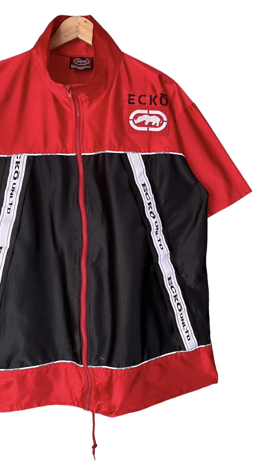 Ecko Unltd. 90s Ecko Unltd Zipper Jersey Shirt Size US L / EU 52-54 / 3 - 4 Thumbnail