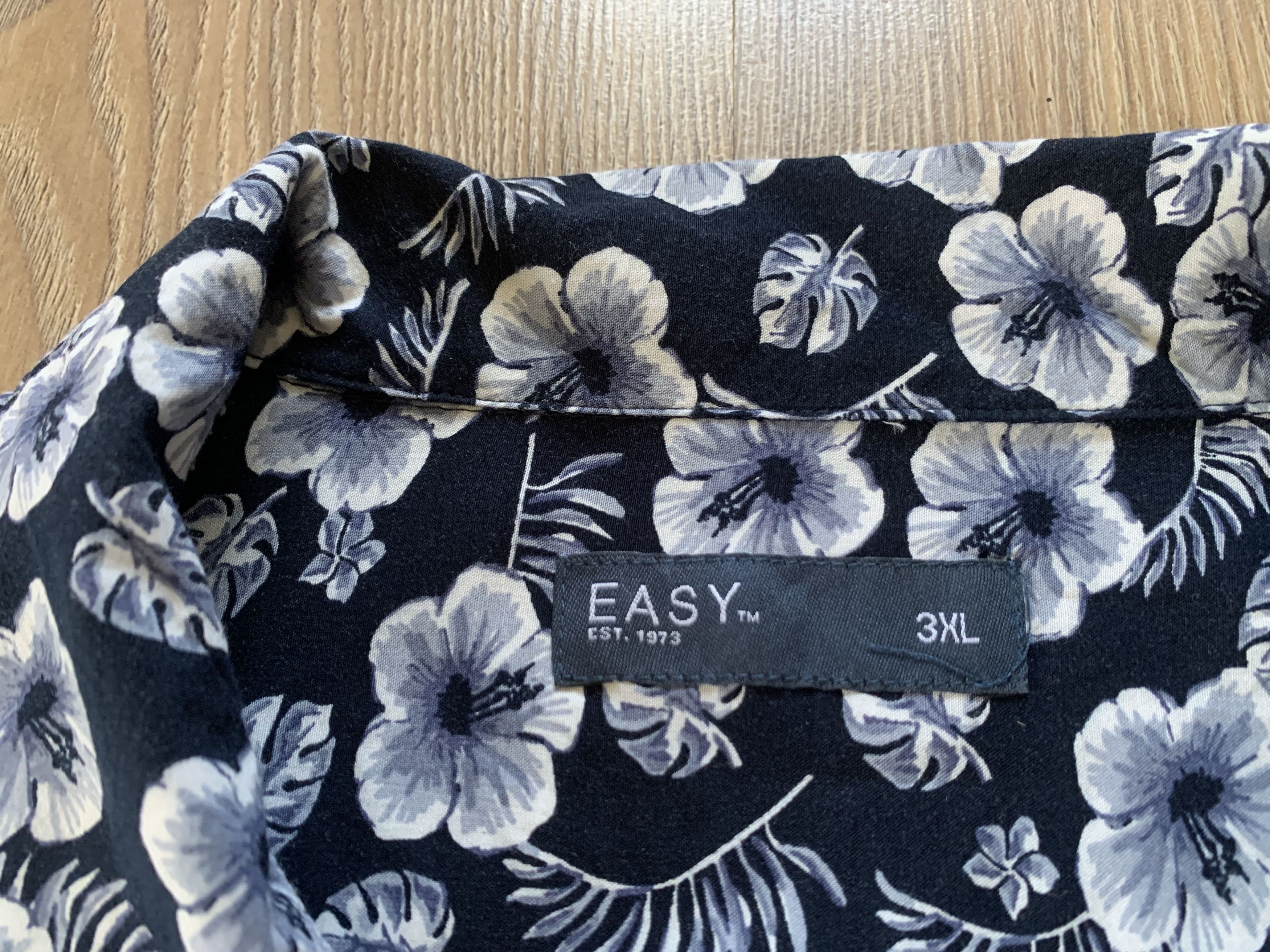 Other Easy Flower Print Hawaiian Shirt Size US XXL / EU 58 / 5 - 5 Thumbnail