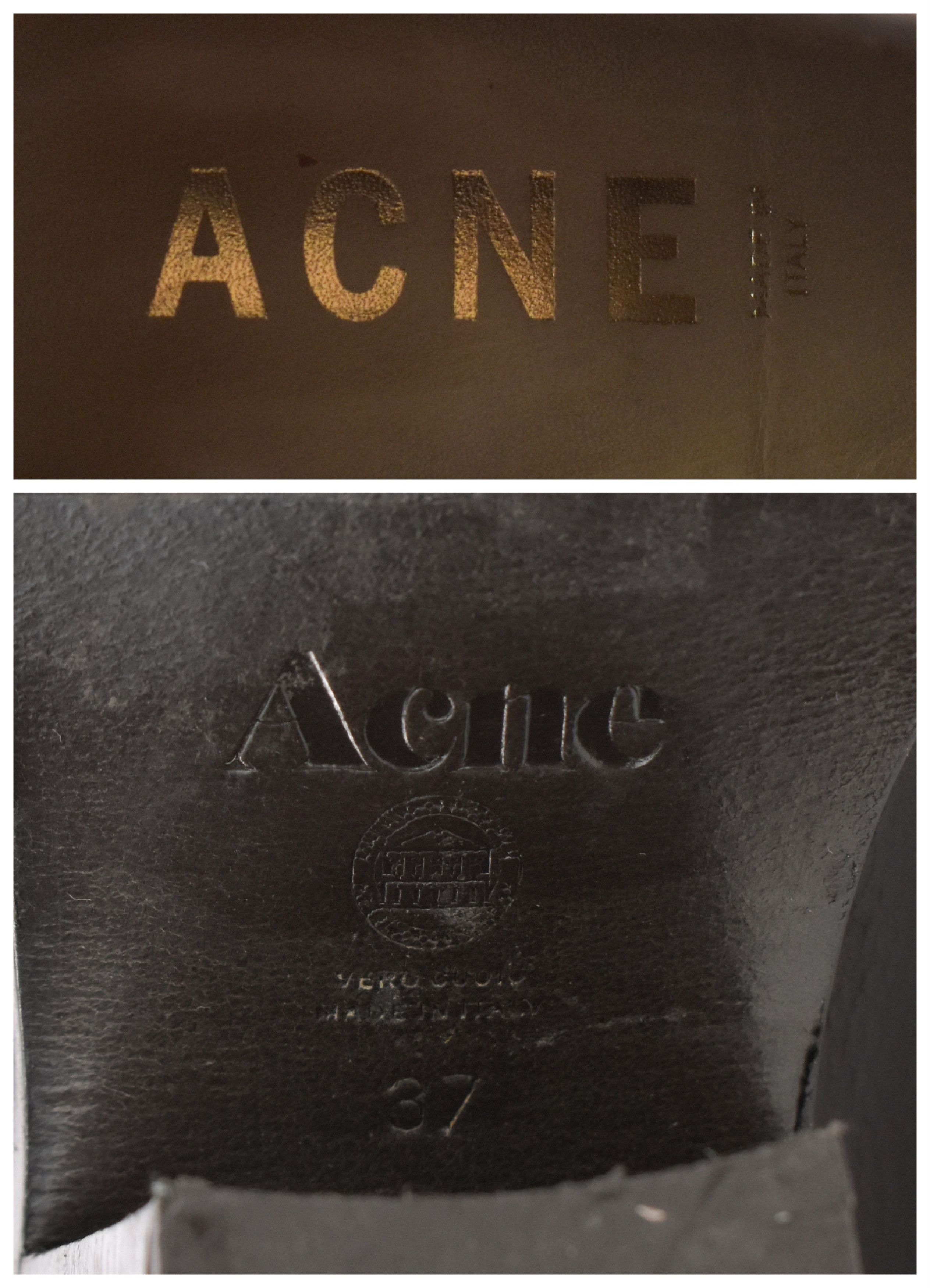Acne Studios ACNE STUDIOS High Heel Chelsea Ankle Boots Leather Shoes Size US 7 / IT 37 - 10 Thumbnail