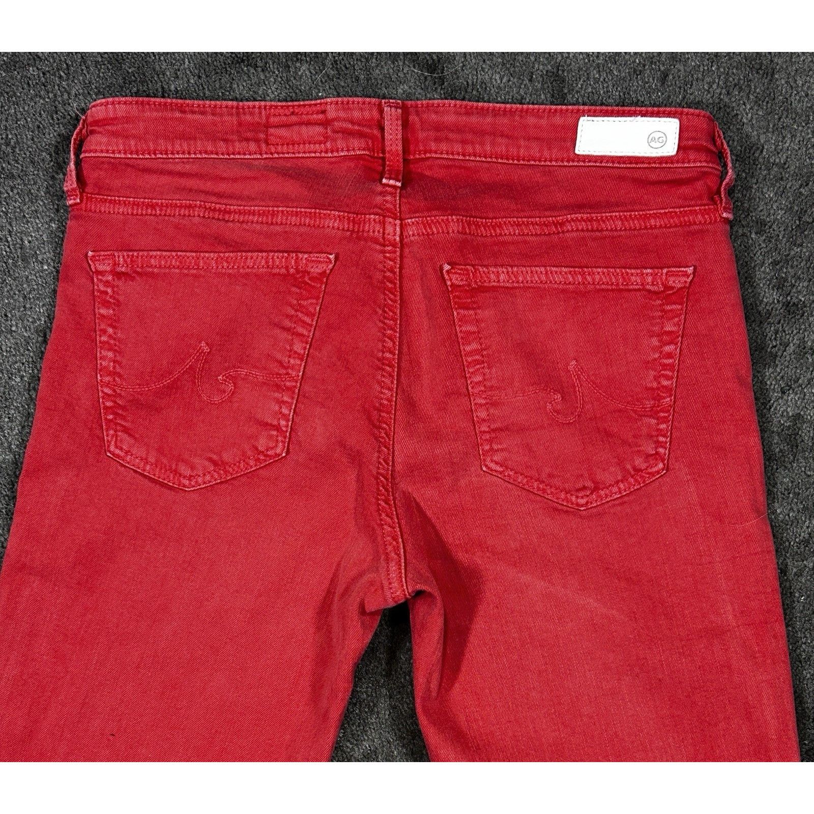 AG Adriano Goldschmied AG Adriano Goldschmied Stevie Ankle Jeans Slim Straight Leg Size 27" / US 4 / IT 40 - 6 Thumbnail