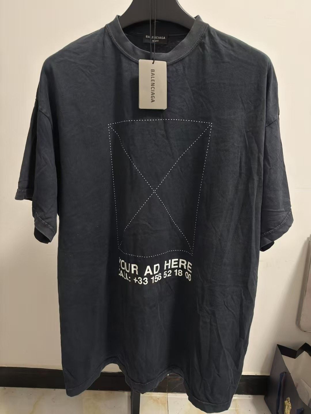 Balenciaga Balenciaga Washed T-Shirt s Men Size US S / EU 44-46 / 1 - 1 Thumbnail