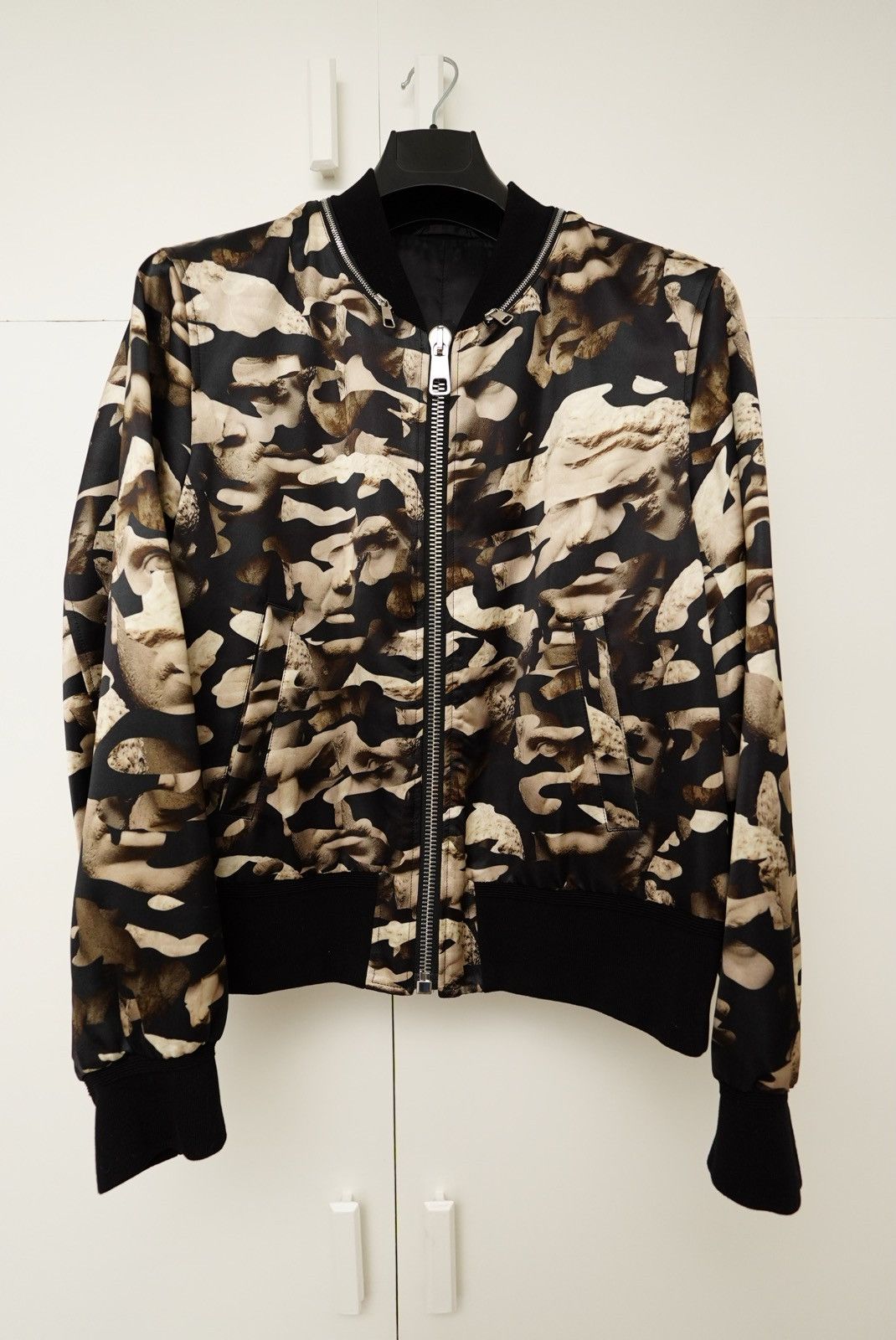 Neil Barrett Neil Barrett Gold Black Satin Bomber Large Size US L / EU 52-54 / 3 - 1 Thumbnail