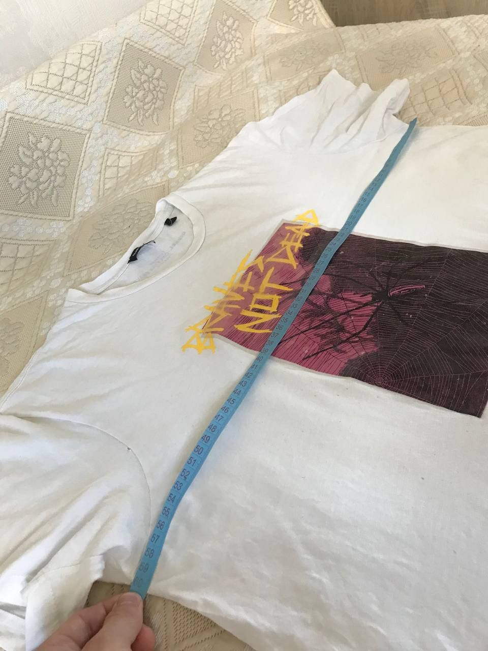 Diesel 🔥 Diesel Braves Not Dead Distressed T Shirt Y2K 90s Thrashed Size US XL / EU 56 / 4 - 11 Thumbnail