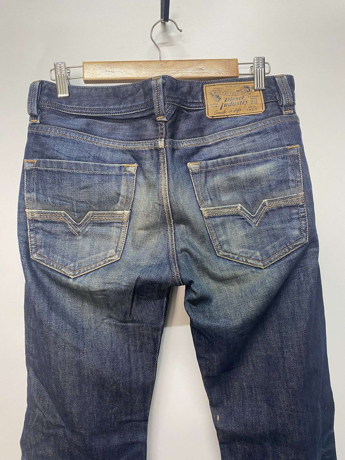 Diesel × Japanese Brand Diesel Industry 0073N Denim Distressed Jeans Size US 30 / EU 46 - 7 Thumbnail