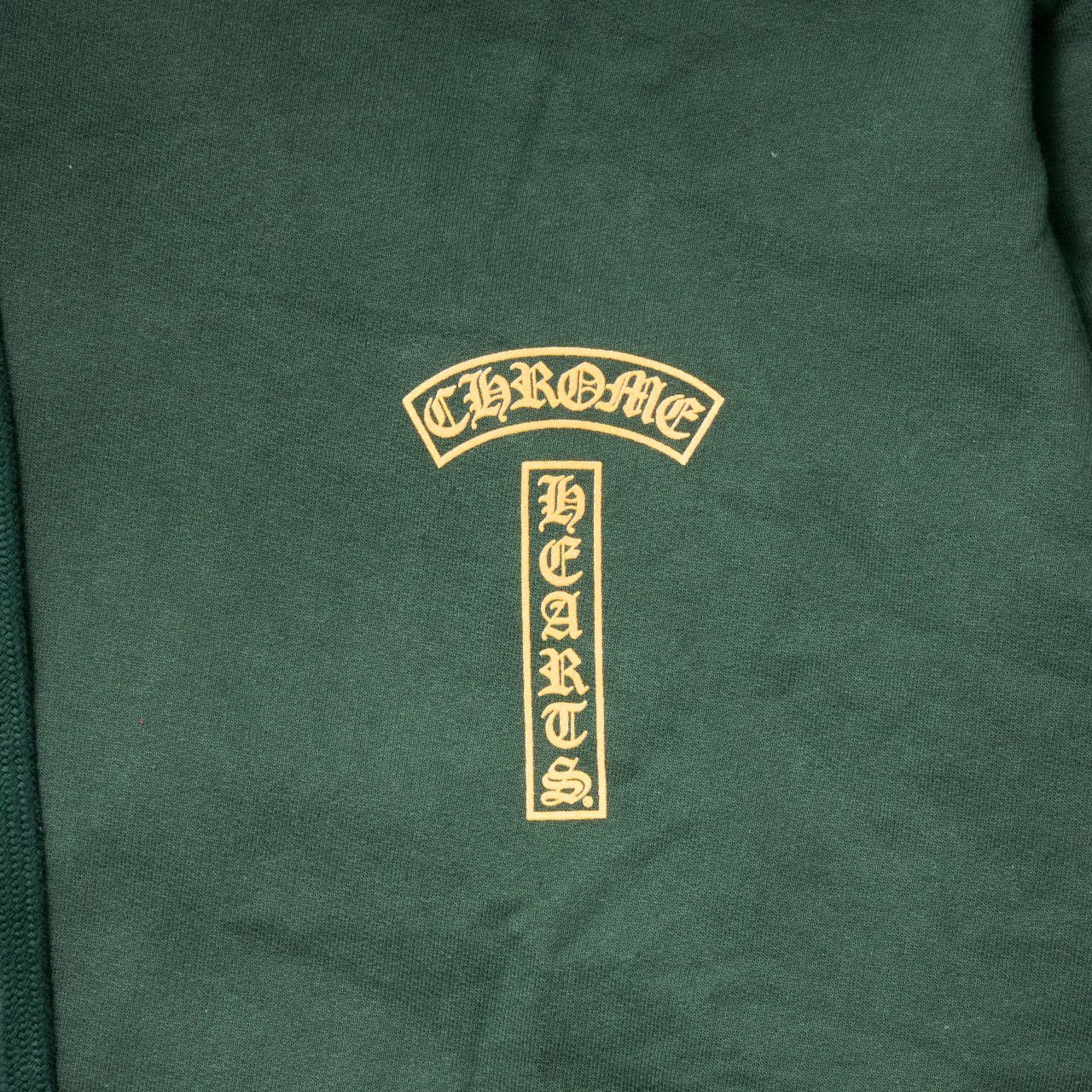 Chrome Hearts CHROME HEARTS USA Script Logo Green Pullover Hoodie Size US L / EU 52-54 / 3 - 5 Thumbnail