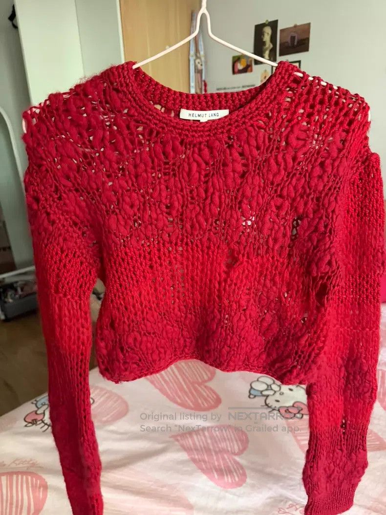 Helmut Lang Helmut Lang Crop Sweater Belly Exposed Smooth Soft Fabric Size XS / US 0-2 / IT 36-38 - 1 Thumbnail