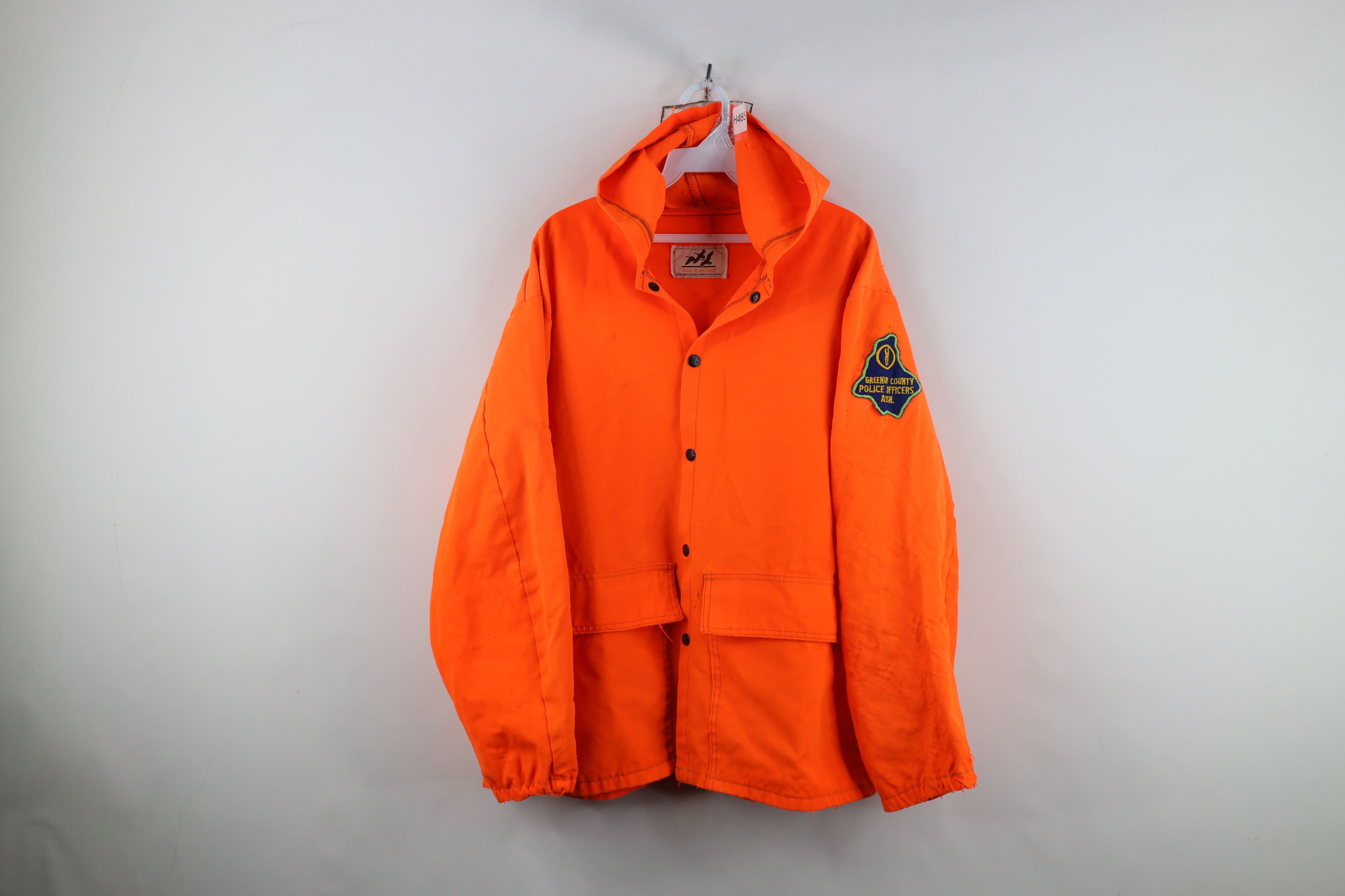 Vintage Vintage 70s 80s Police Officers Assn Hooded Jacket USA Size US XXL / EU 58 / 5 - 1 Thumbnail