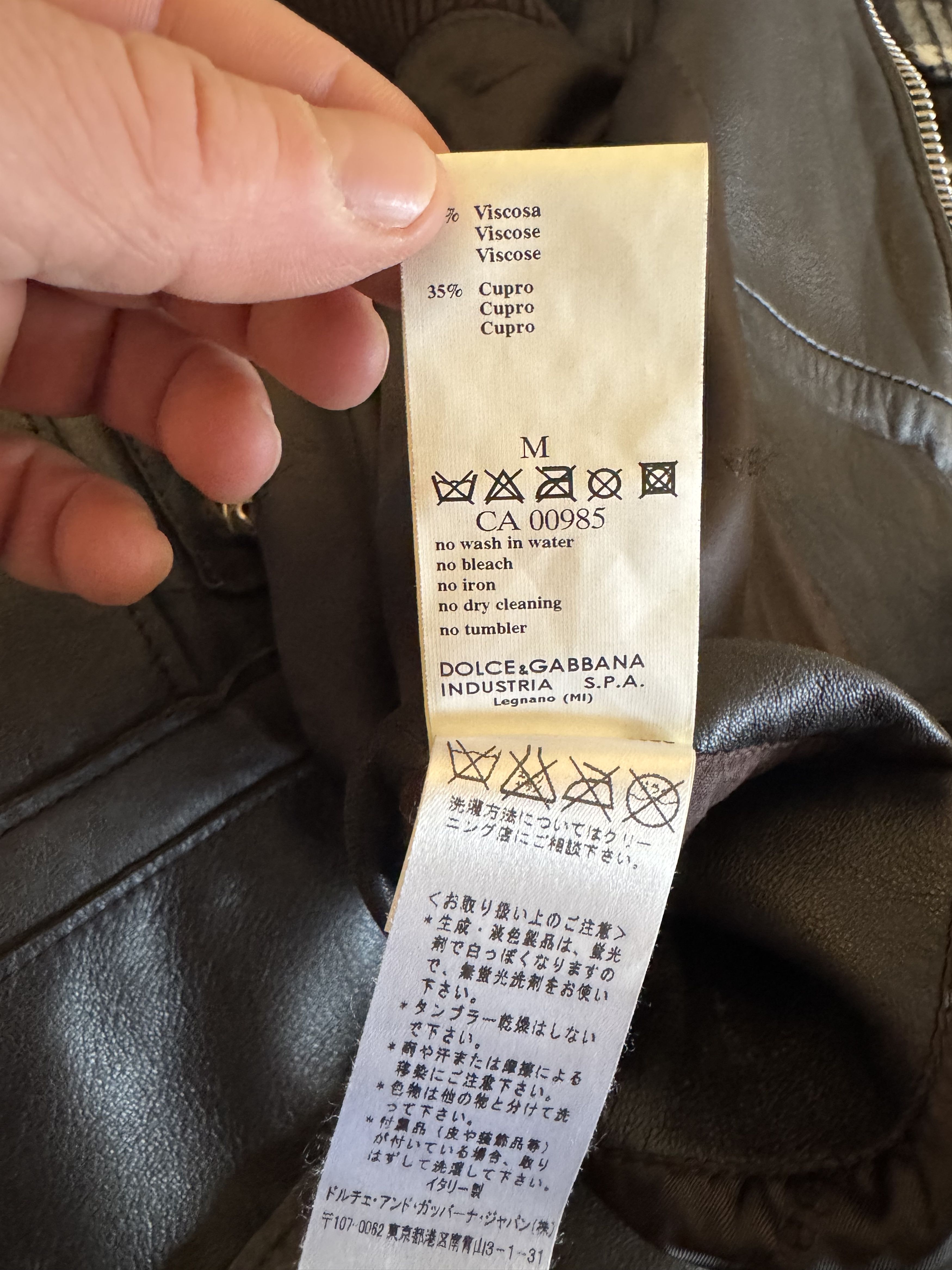 Dolce & Gabbana Dolce & Gabbana Mainline - Archive Leather Jacket / Gillet Size US S / EU 44-46 / 1 - 8 Thumbnail