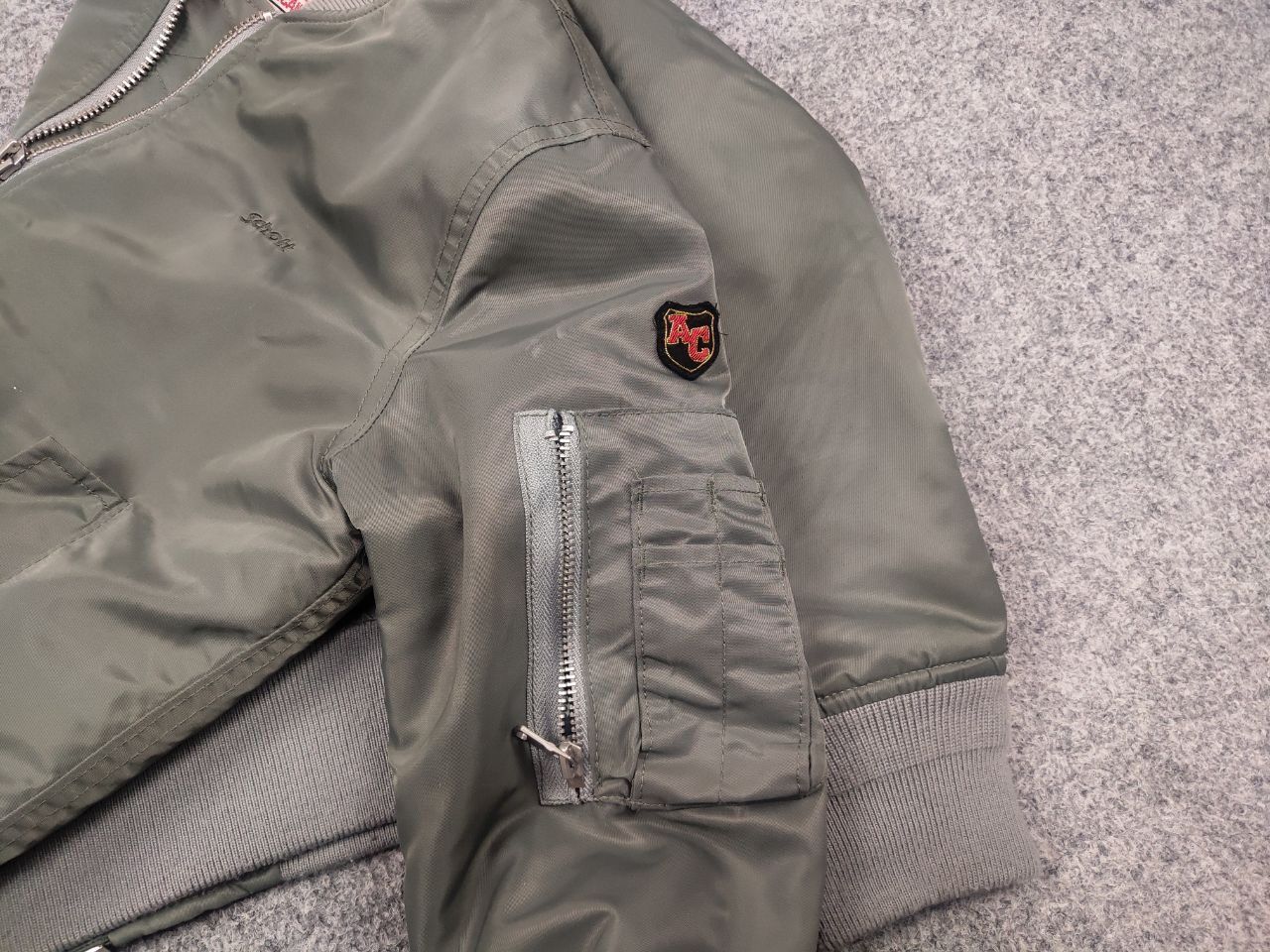 Schott Schott NYC Vintage American College Bomber Jacket Military Size L / US 10 / IT 46 - 11 Thumbnail