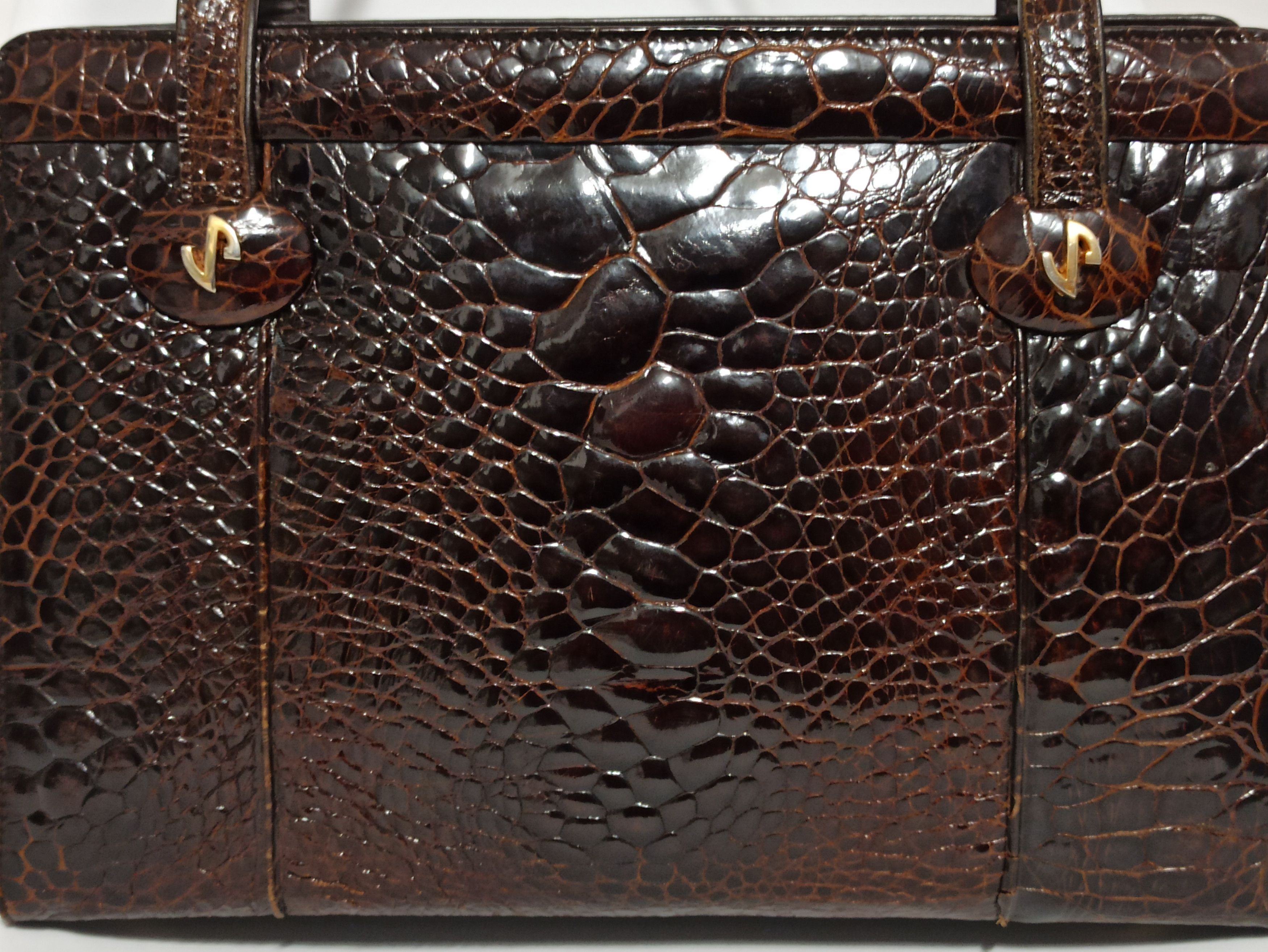 Other J Perez vintage crocodile leather handbag Size ONE SIZE - 2 Thumbnail