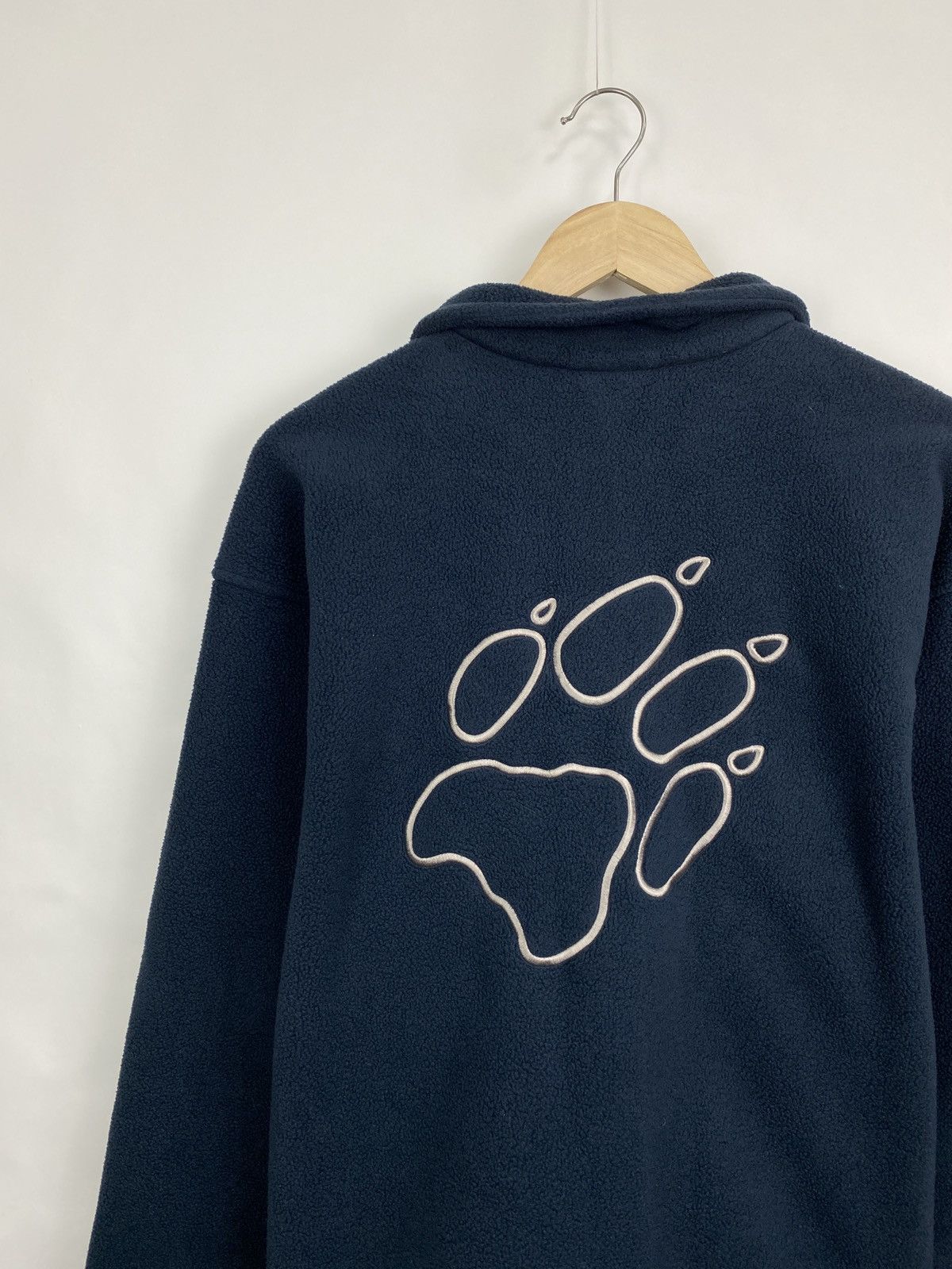 Jack Wolfskin 🧗🇺🇸 Y2K Jack Wolfskin Fleece Hoodie Rare Retro Hype Size US L / EU 52-54 / 3 - 3 Thumbnail